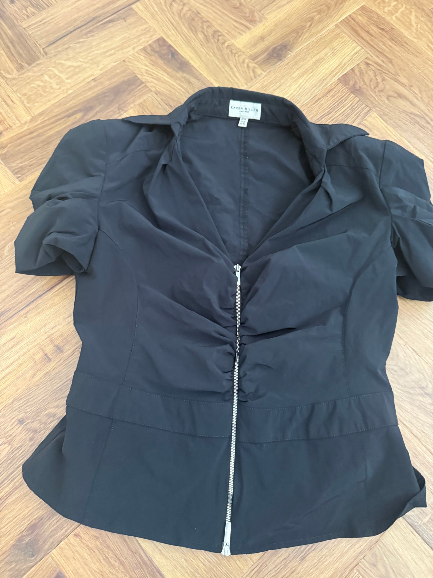 Karen Millen Zip Shirt (UK14)