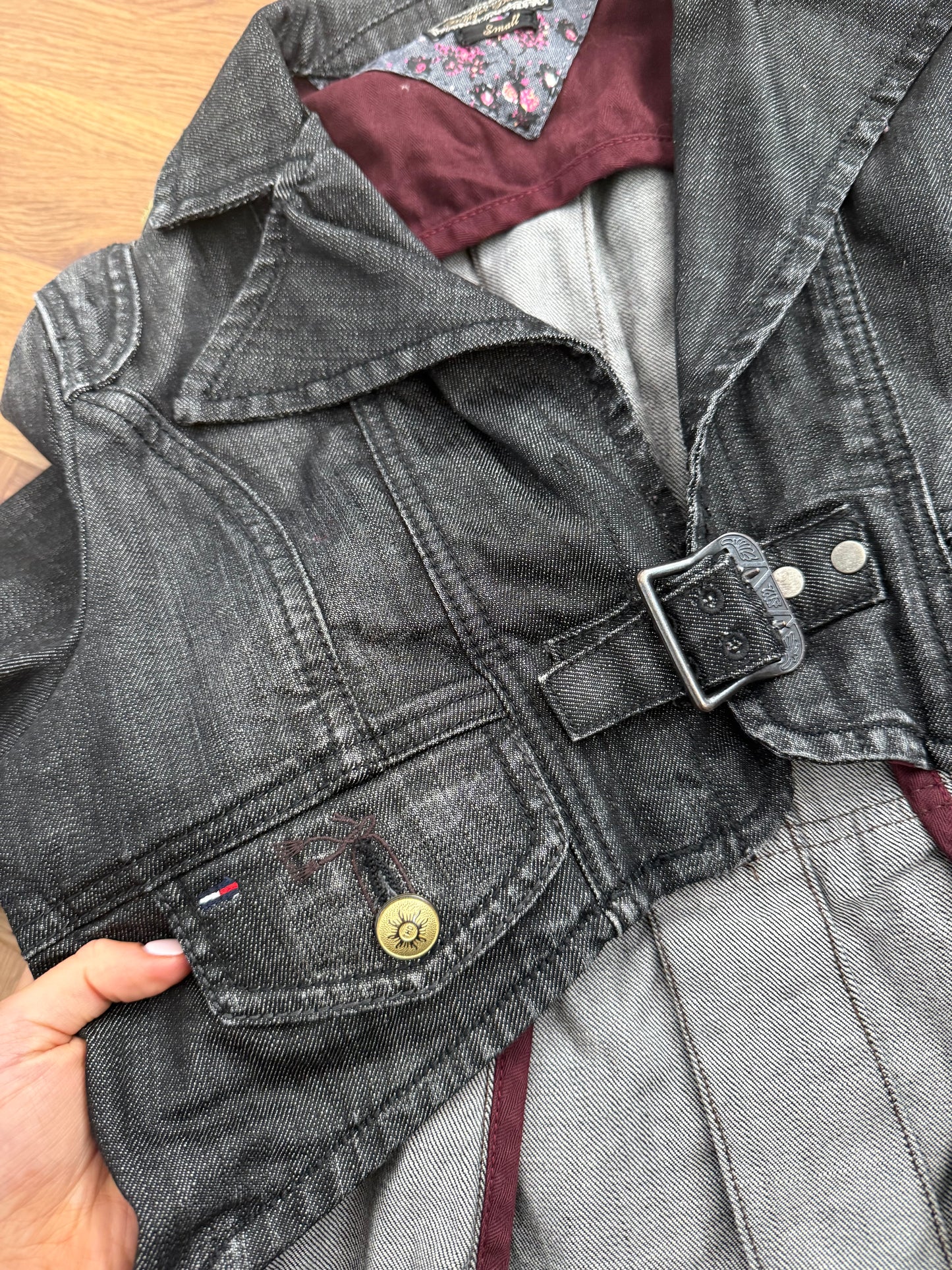 Tommy Hilfiger Cropped Denim Jacket (S)