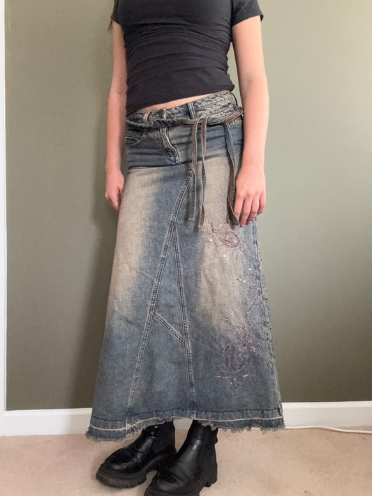 Long Denim Skirt (UK10)