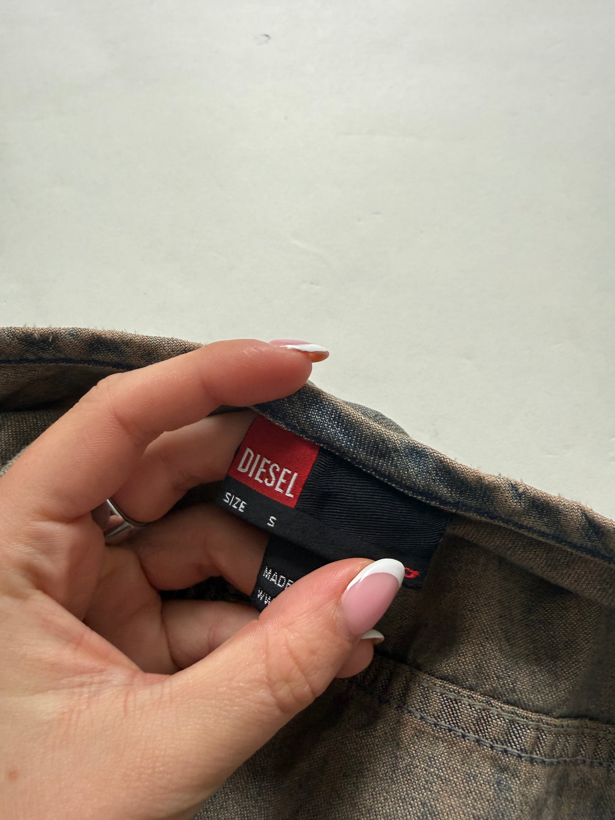 Diesel Denim Wrap Top (S)