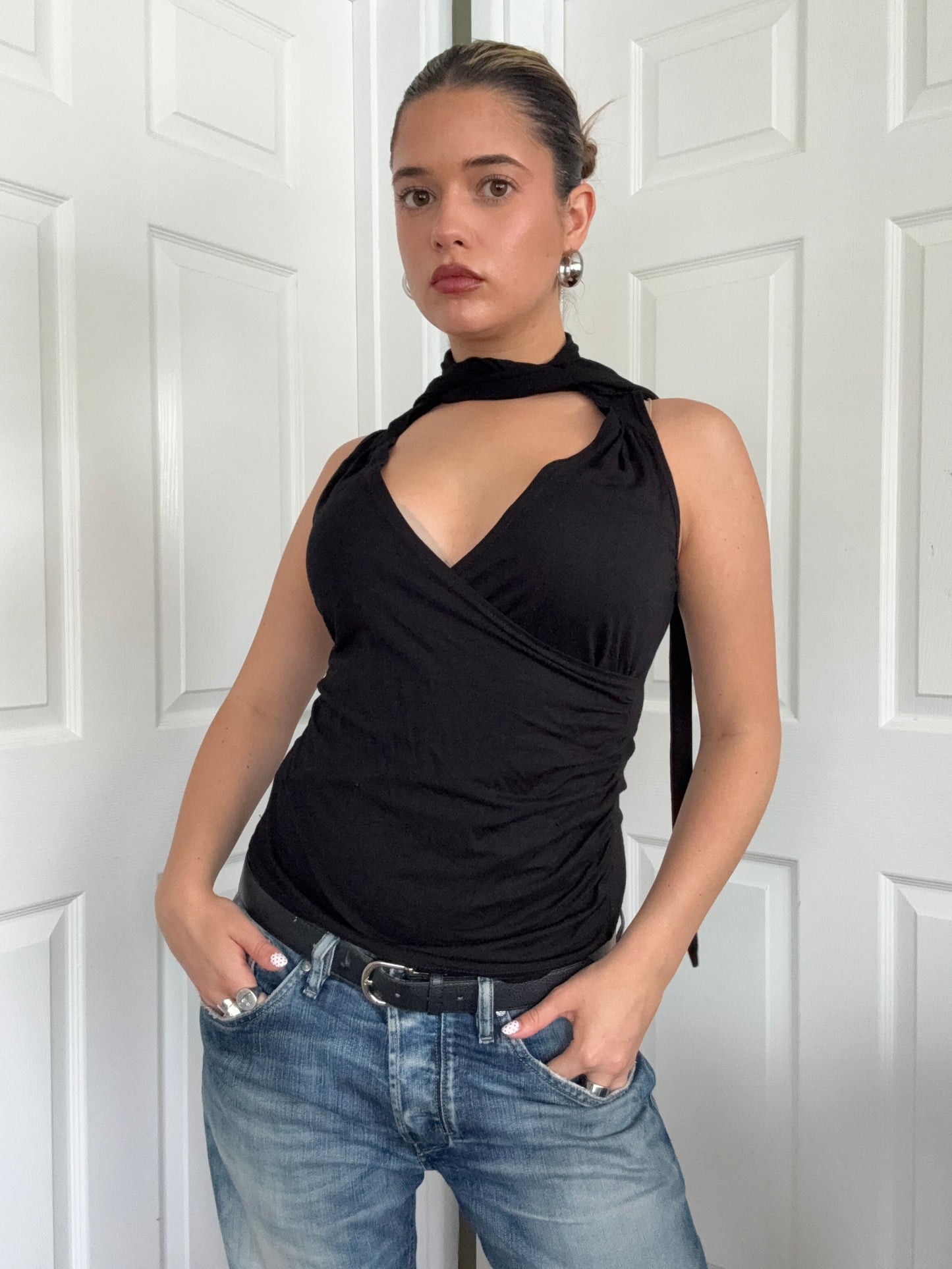 Y2K Scarf Top (UK12)