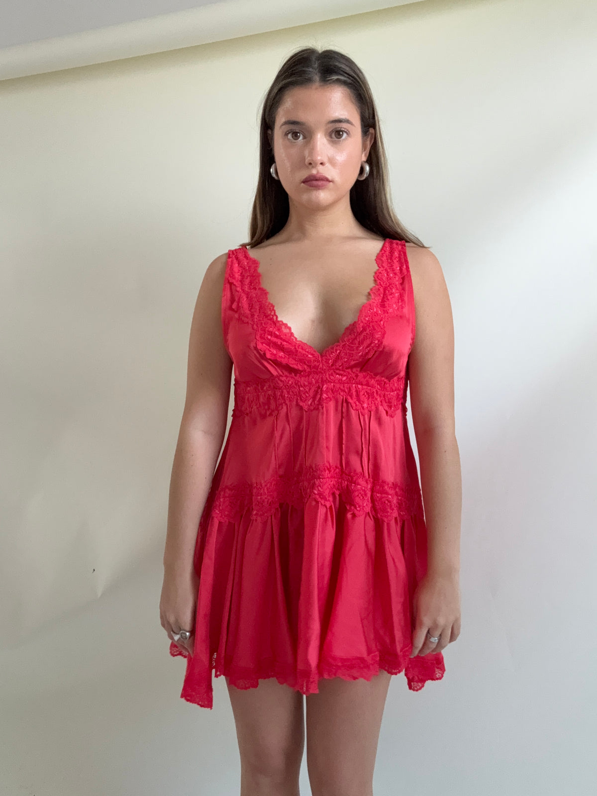 Free People Mini Slip Dress (XS)