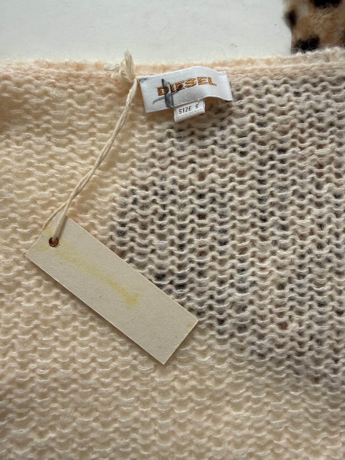 Diesel Mohair Knit Cropped Cardigan (S)