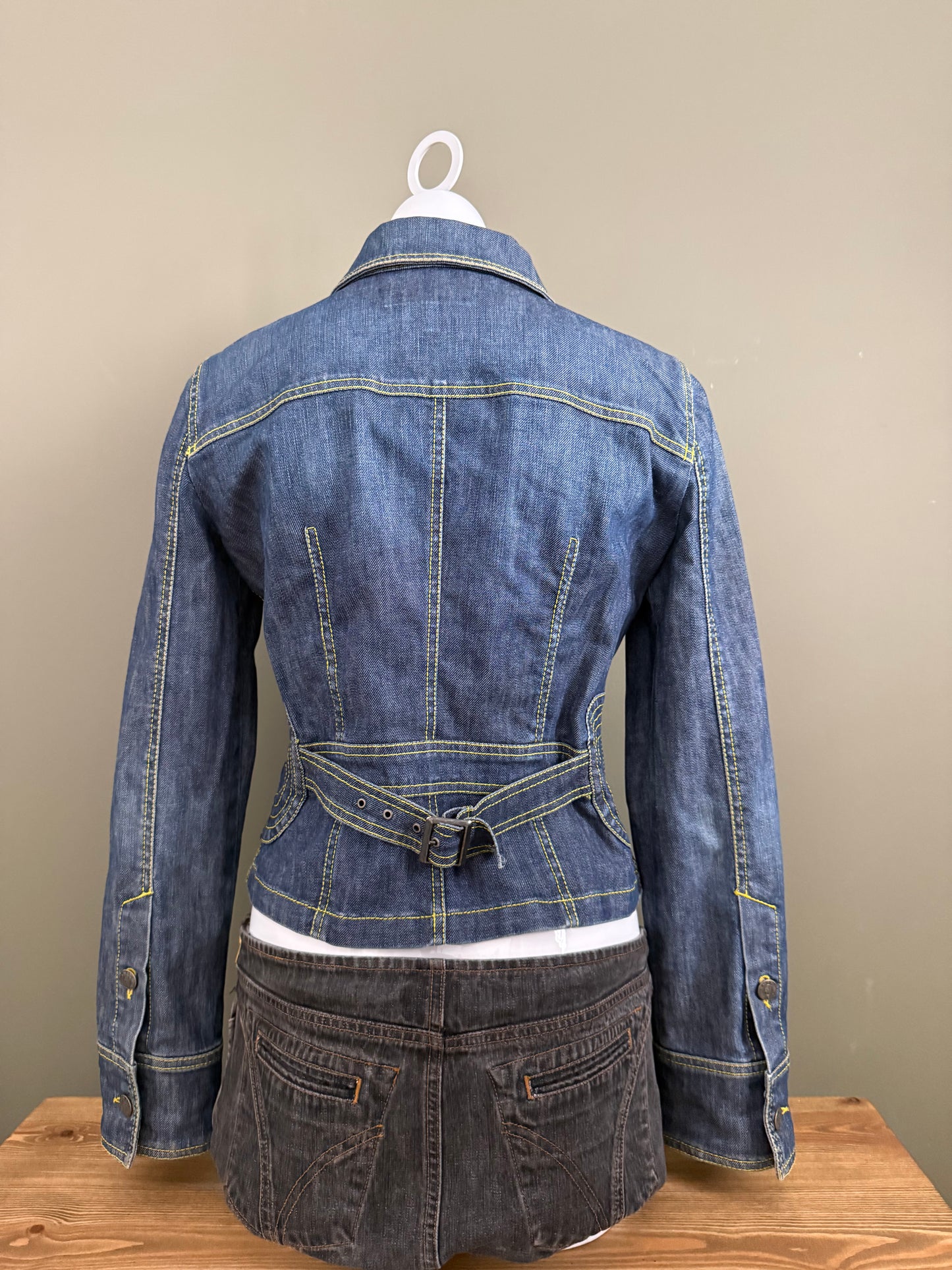 Armani Denim Military Jacket (UK14)