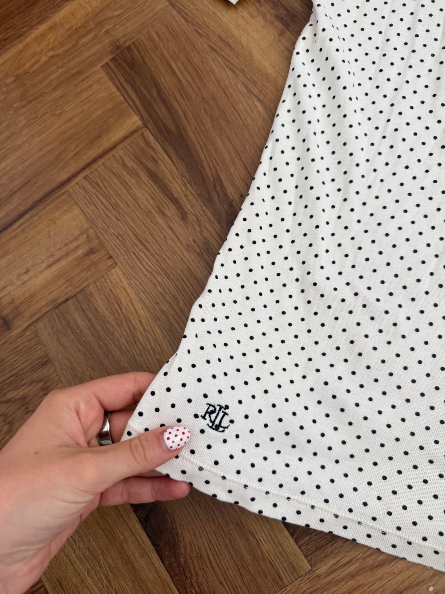 Ralph Lauren Polka Dot Top (M)