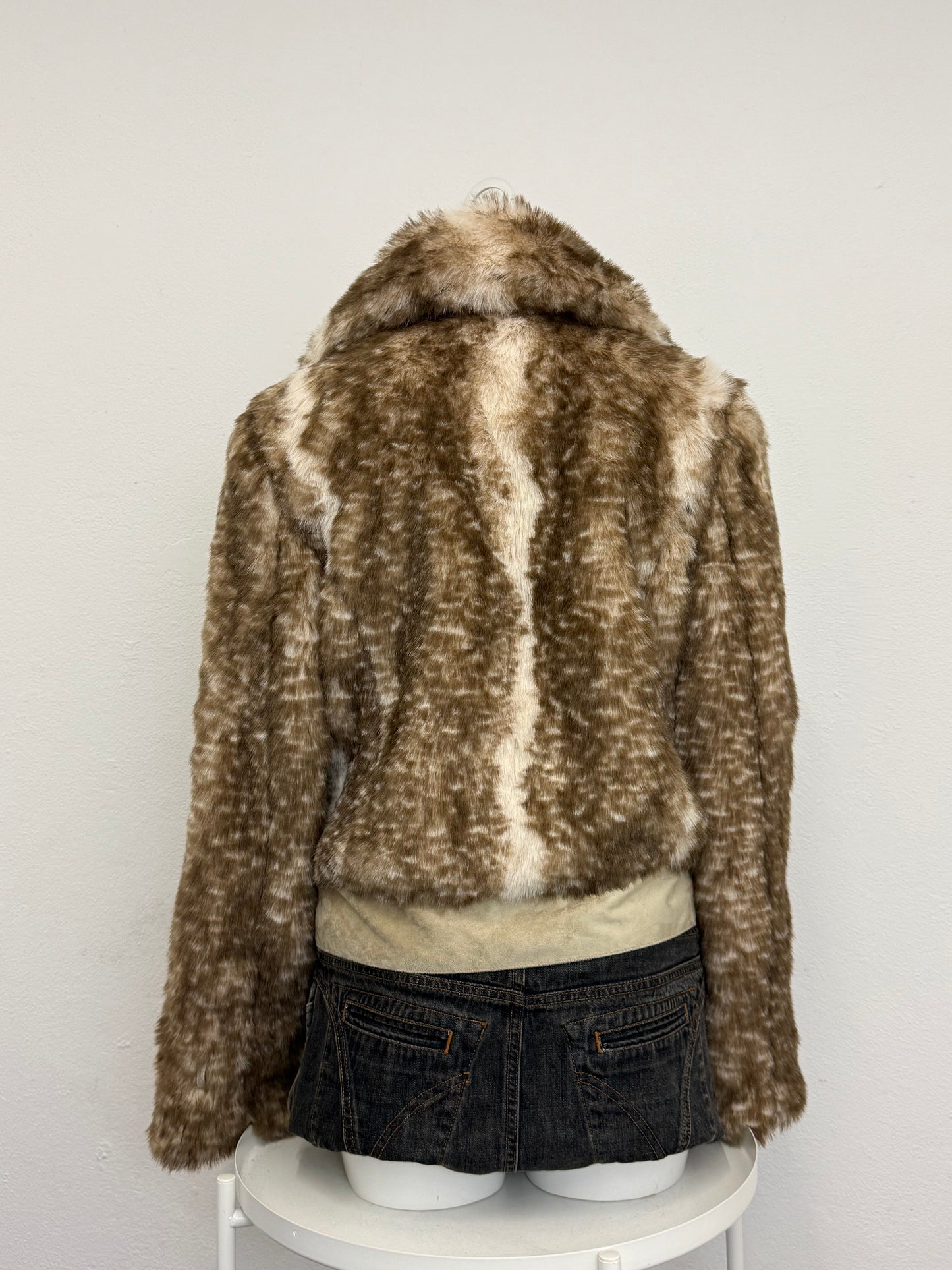 Morgan De Toi Faux Fur Bomber Jacket (M)