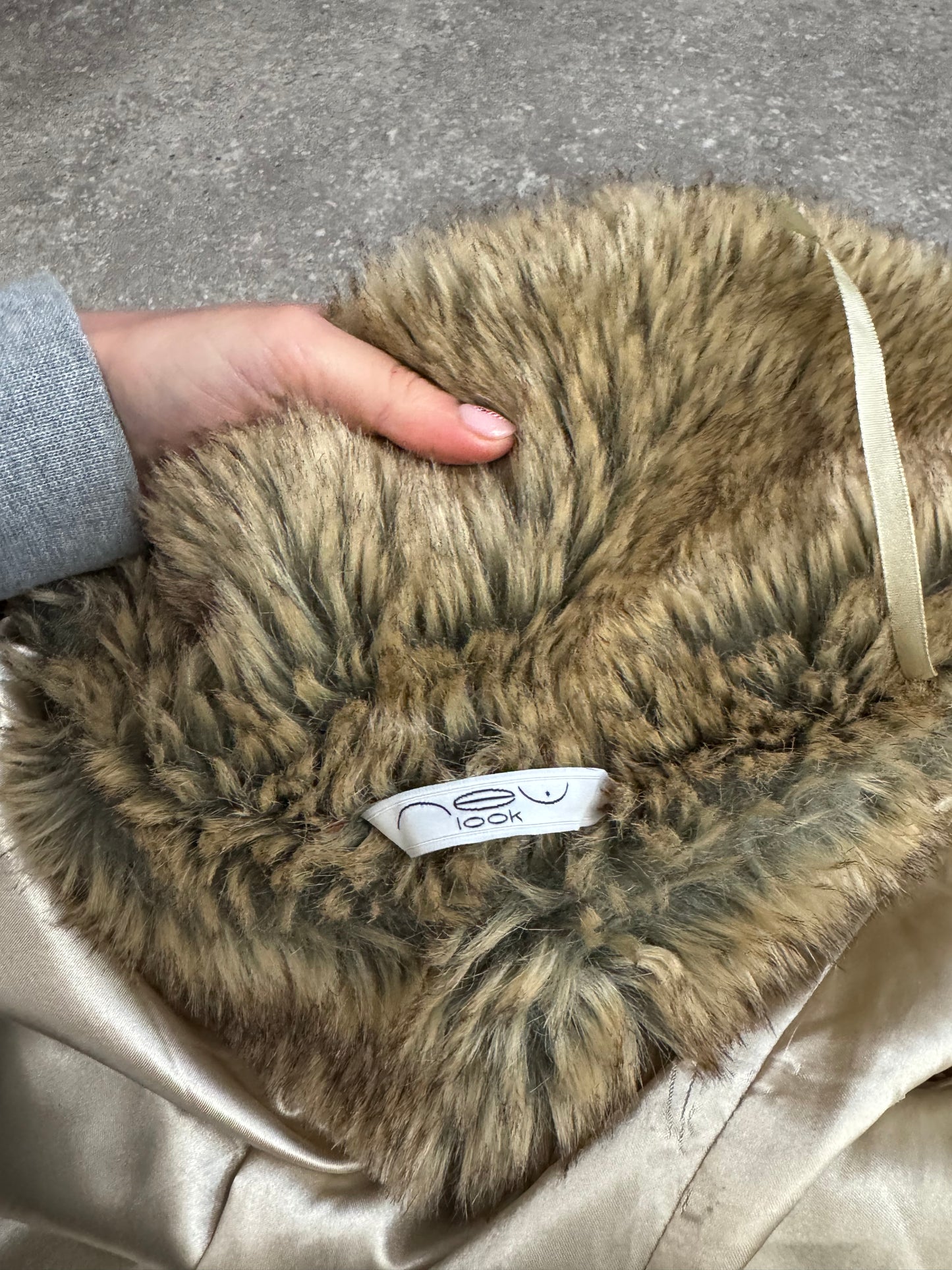 Y2K Faux Fur Jacket (UK10)