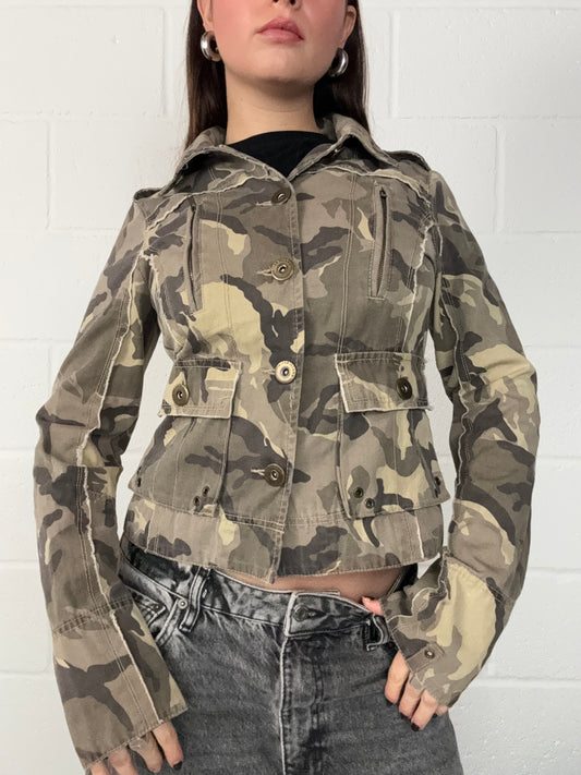 Camo Y2K Jacket (UK10)