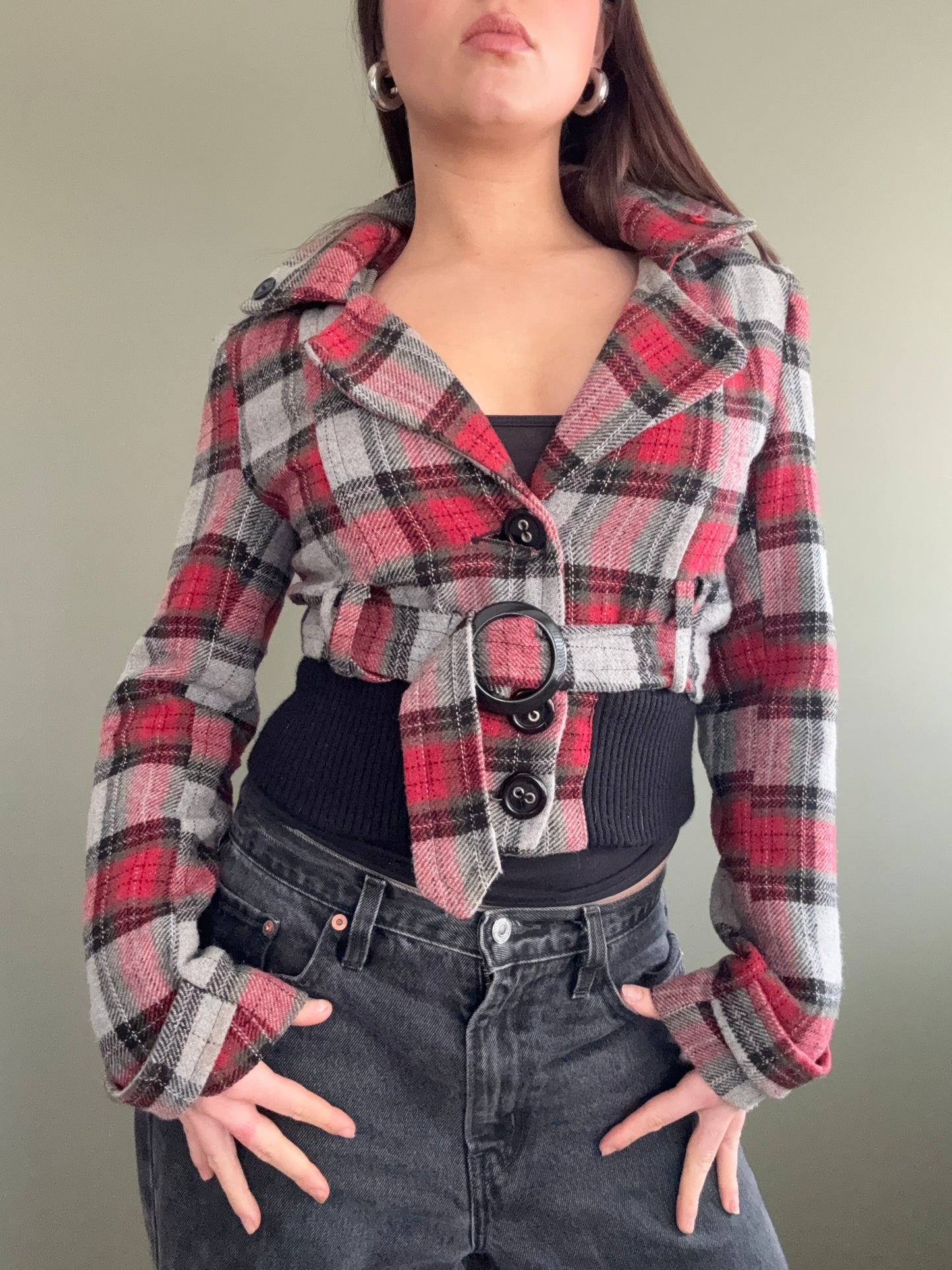 Tartan Hooded Jacket (S)