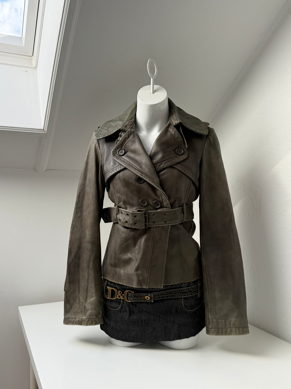 Allsaints 2 in 1 Leather Jacket (UK12)