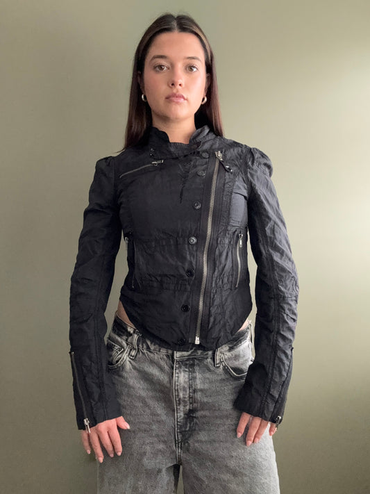 Y2K Fitted Corset Jacket (UK12)