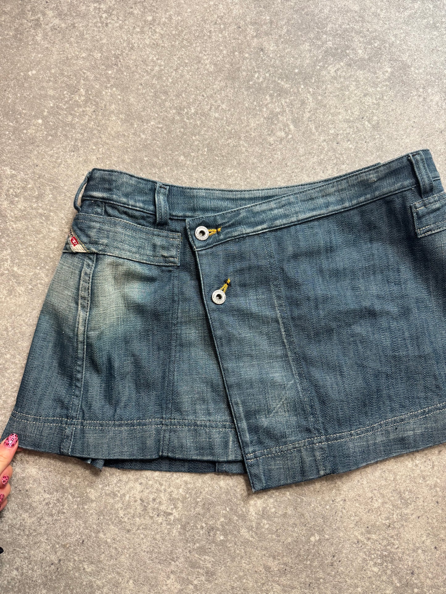 Diesel Denim Wrap Skirt (28)