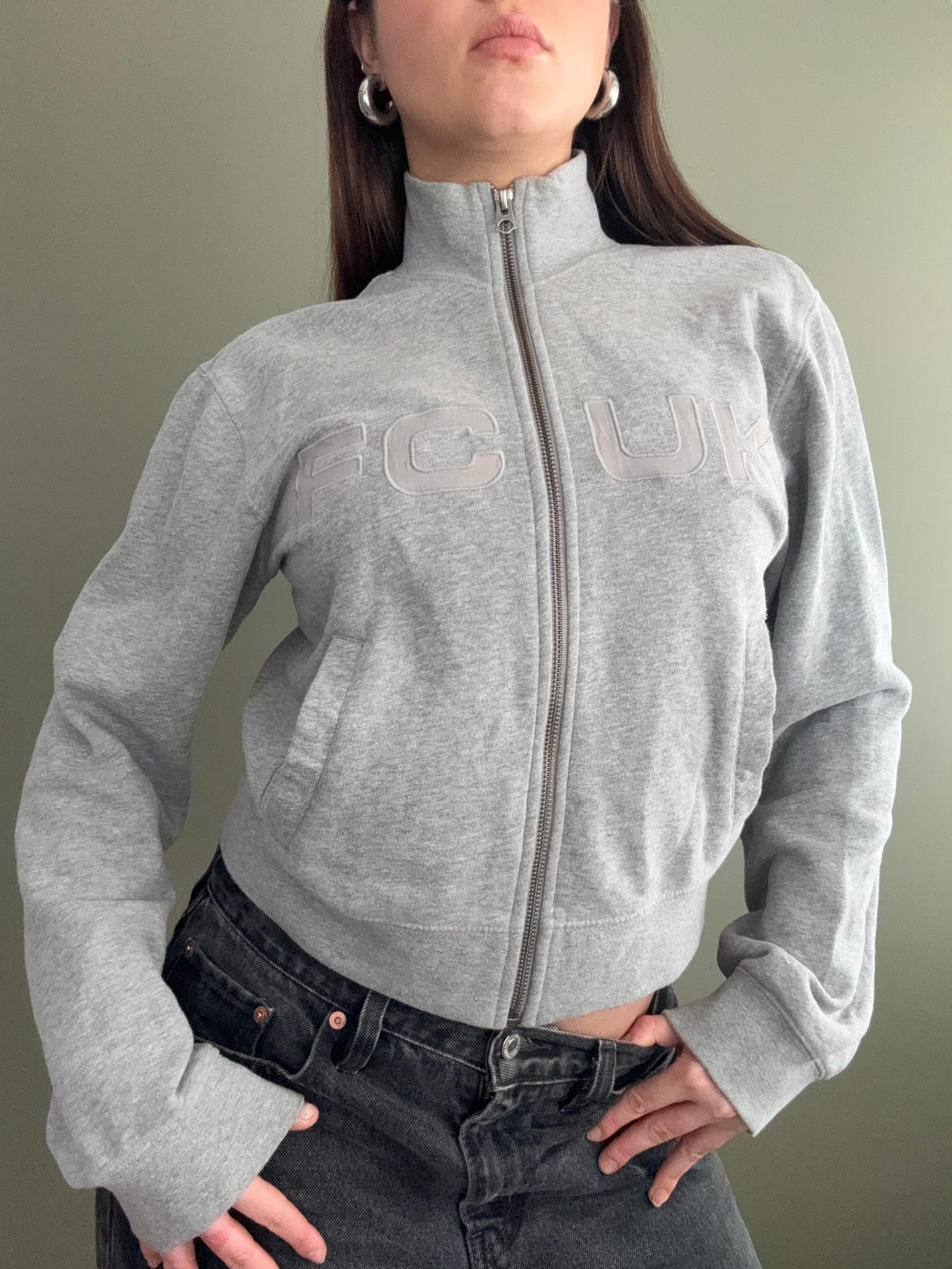 French Connection Zip Jumper (S)