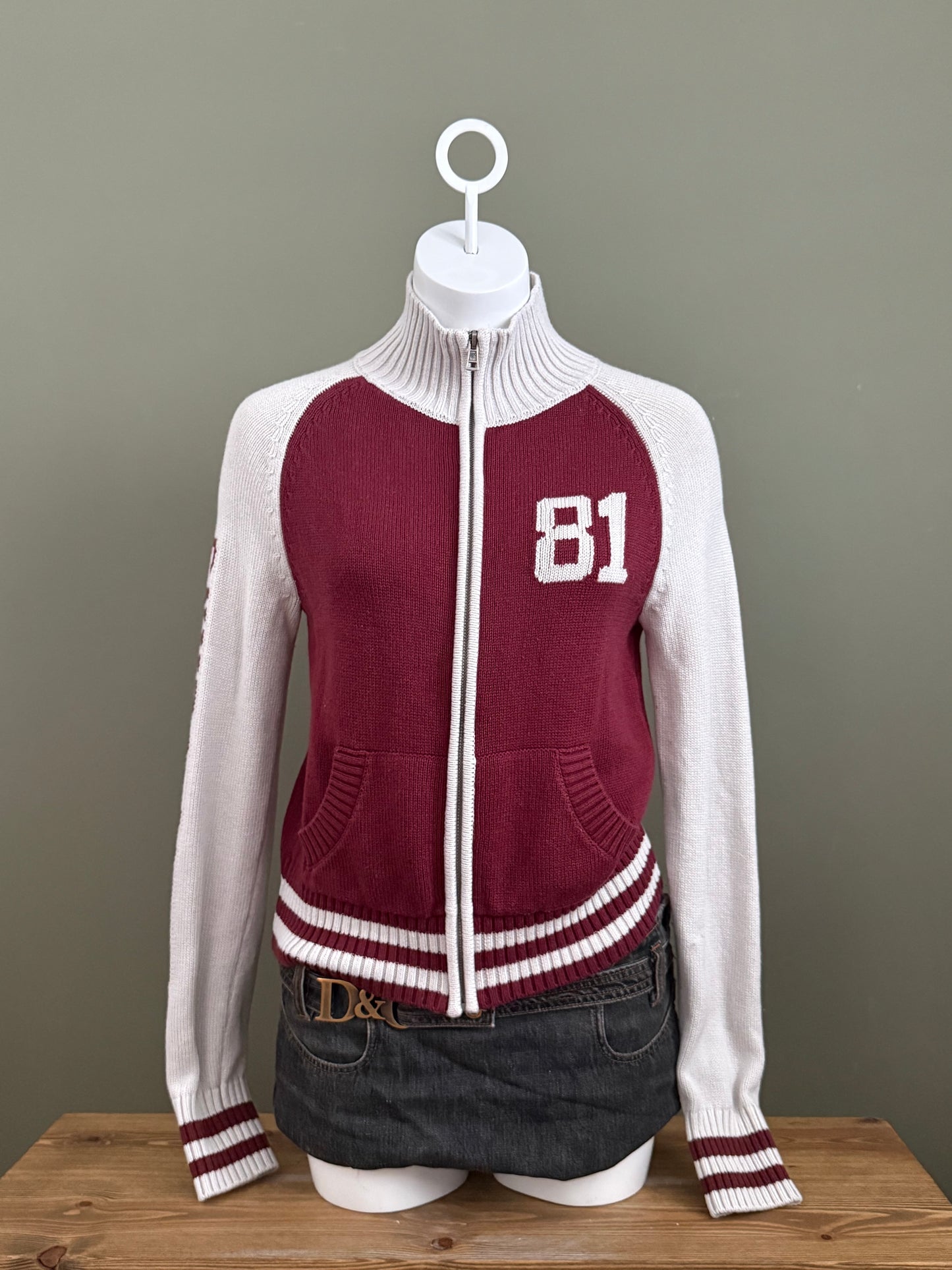 Guess Knit Zip Jumper (M)