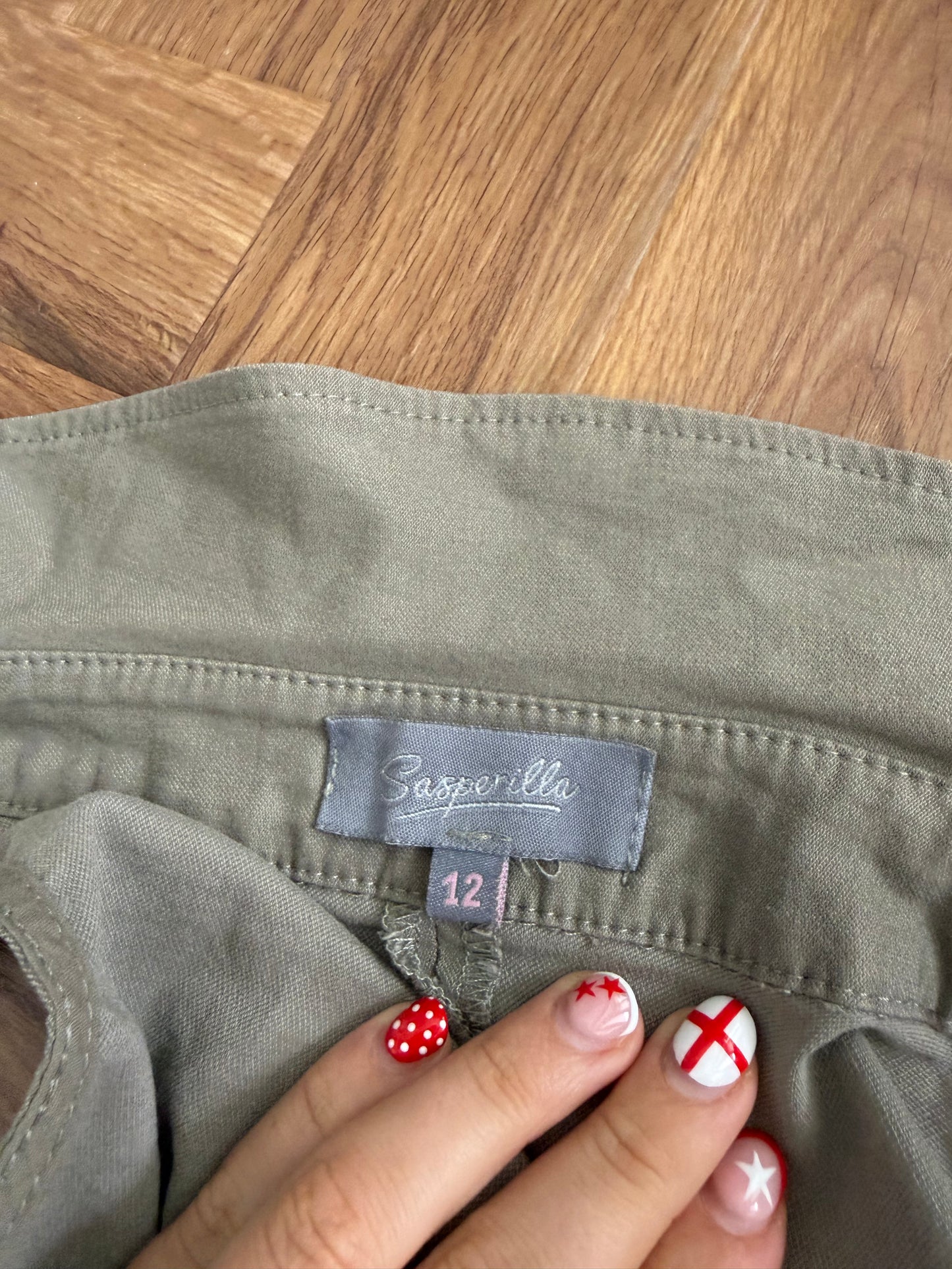 Khaki Y2K Playsuit (UK12)