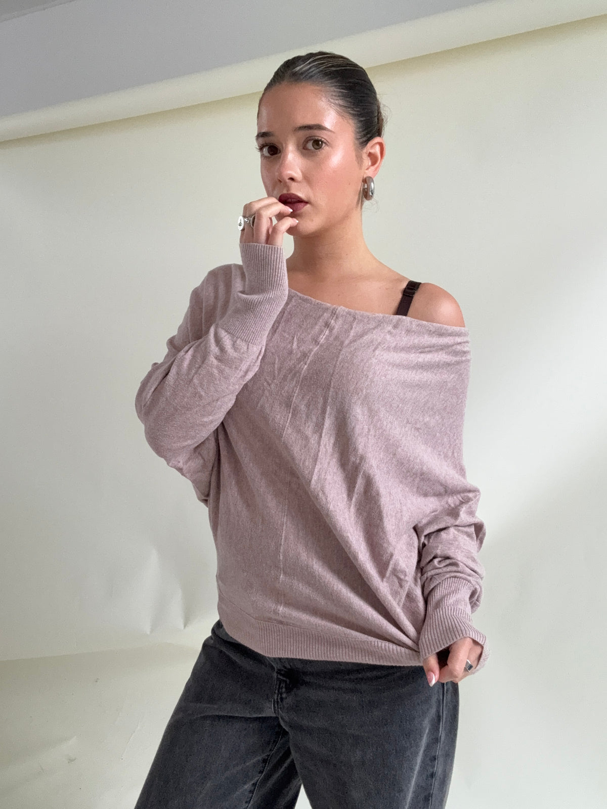 Allsaints Batwing Popper Jumper (UK8)