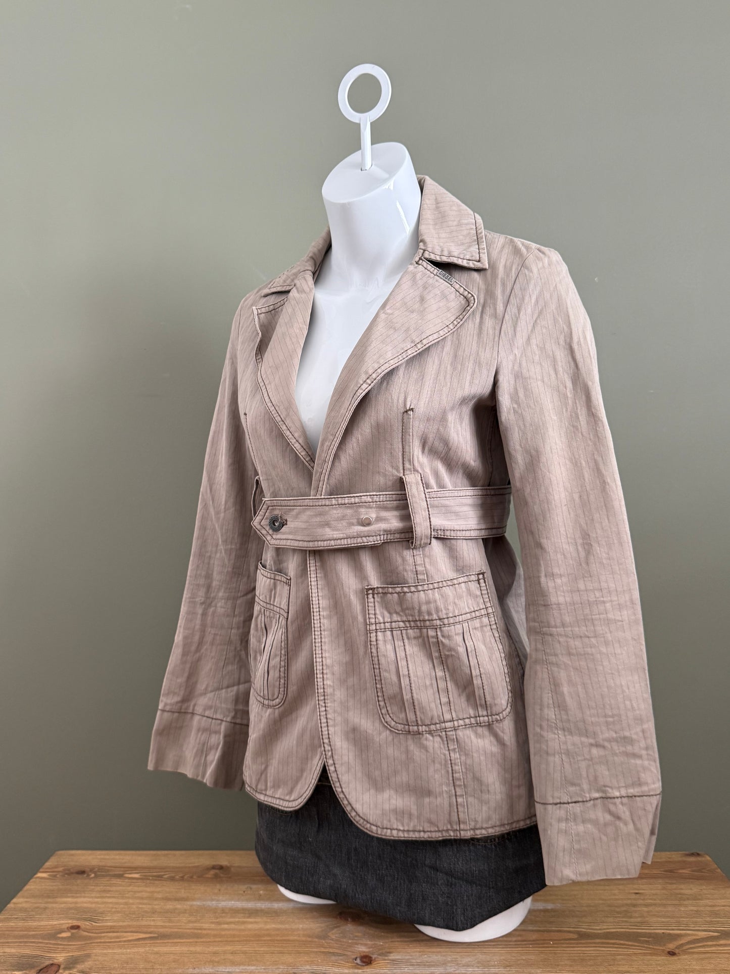 Diesel Pinstripe Blazer Jacket (M)