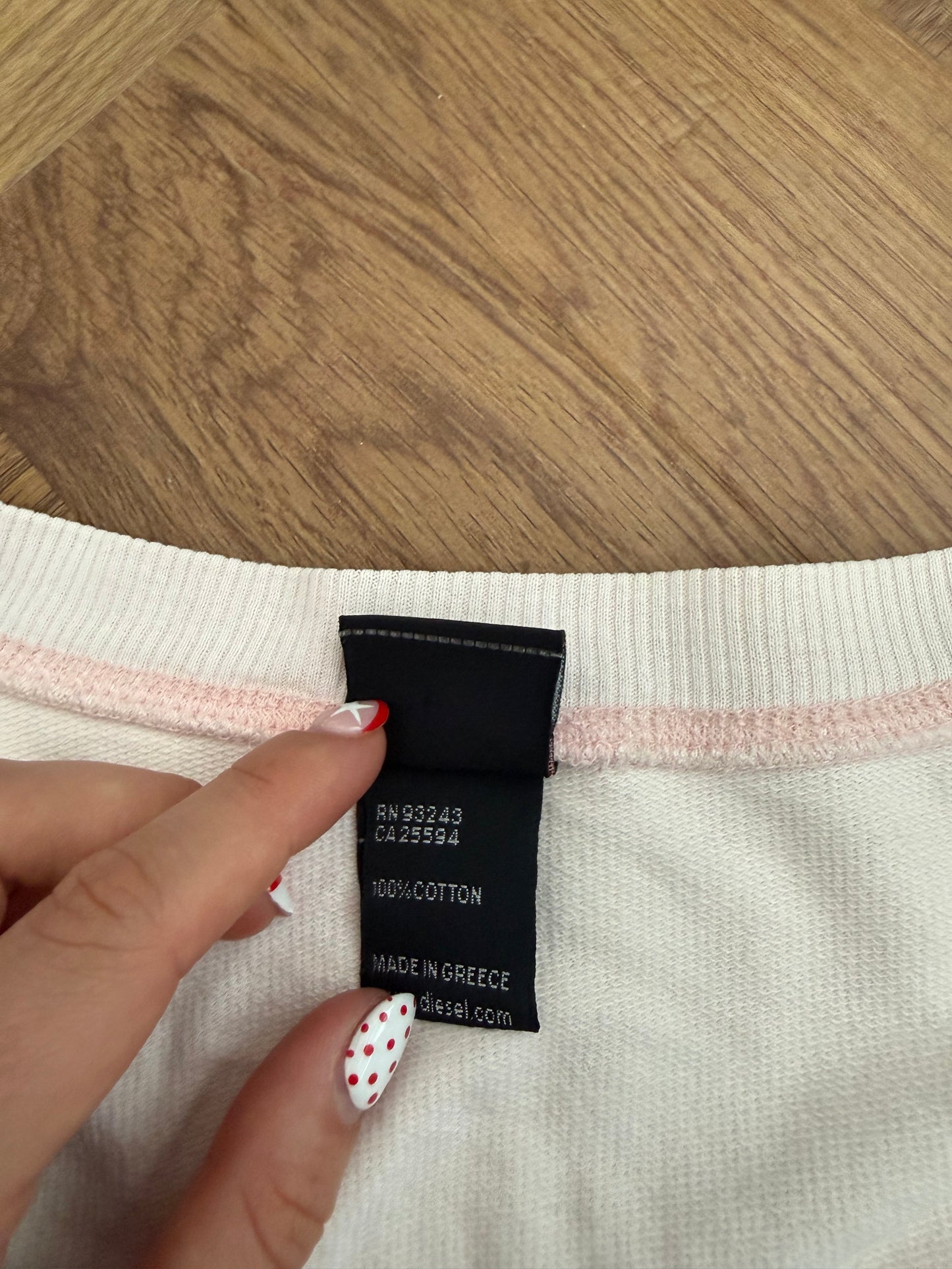 Fitted Diesel V-Neck Jumper (M)