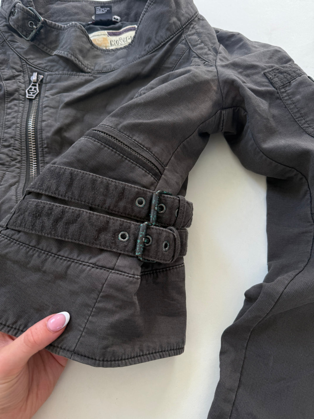 Cropped Diesel Utility Jacket (M)