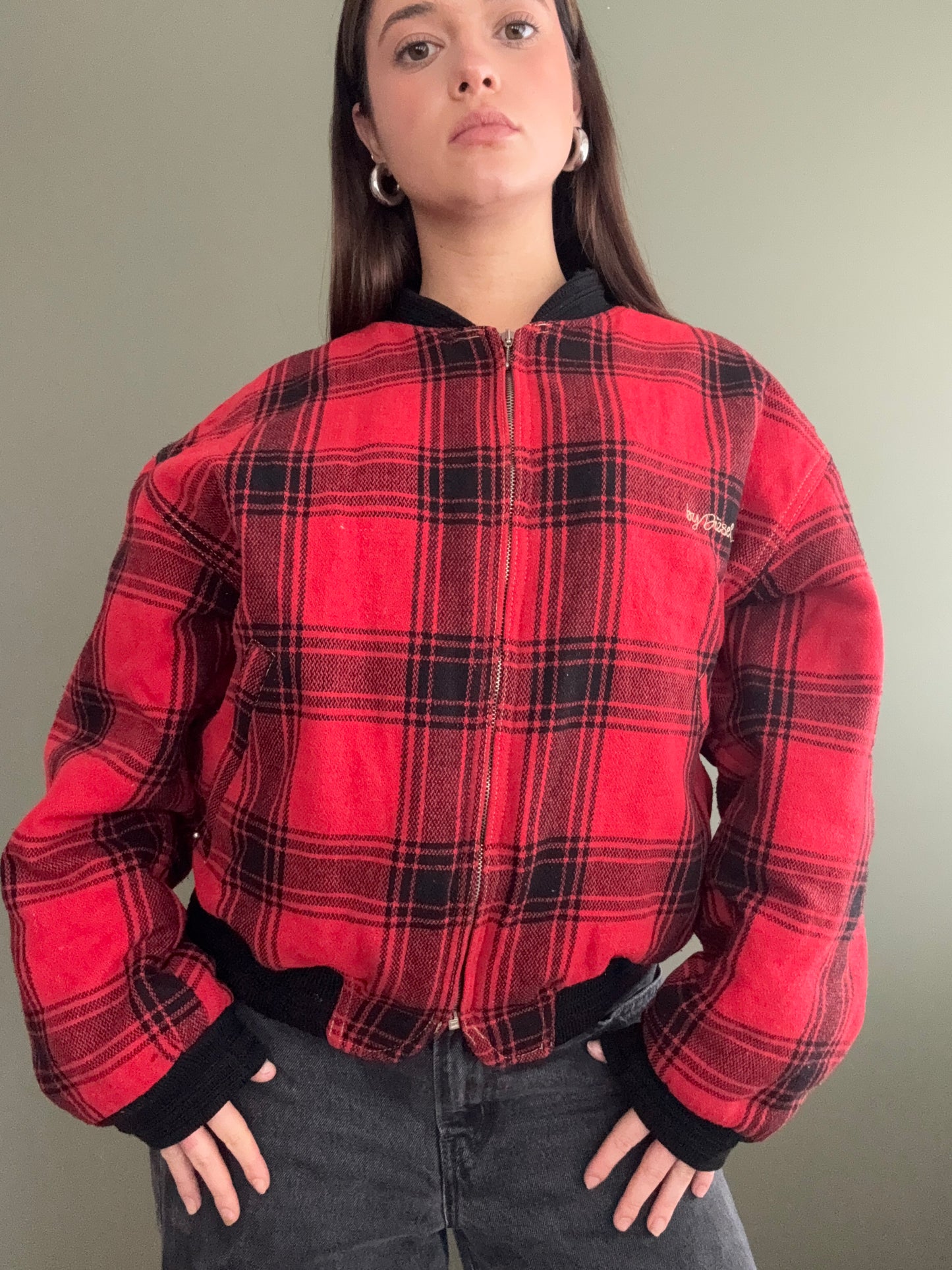 Diesel Tartan Workwear Jacket (M)