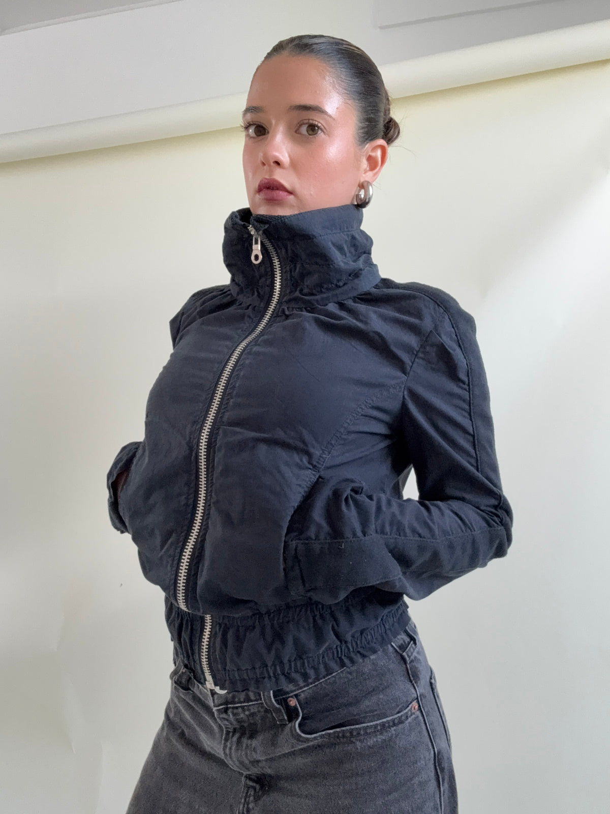 Diesel Funnel Neck Cargo Jacket (S)
