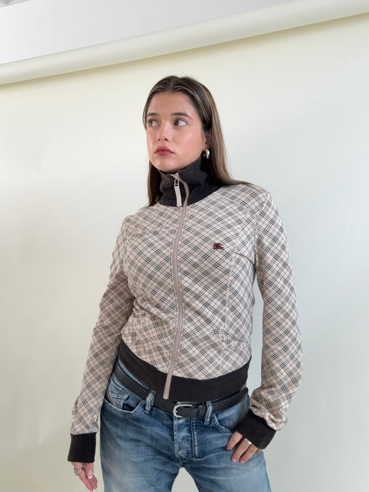 Burberry Zip Jumper (S)