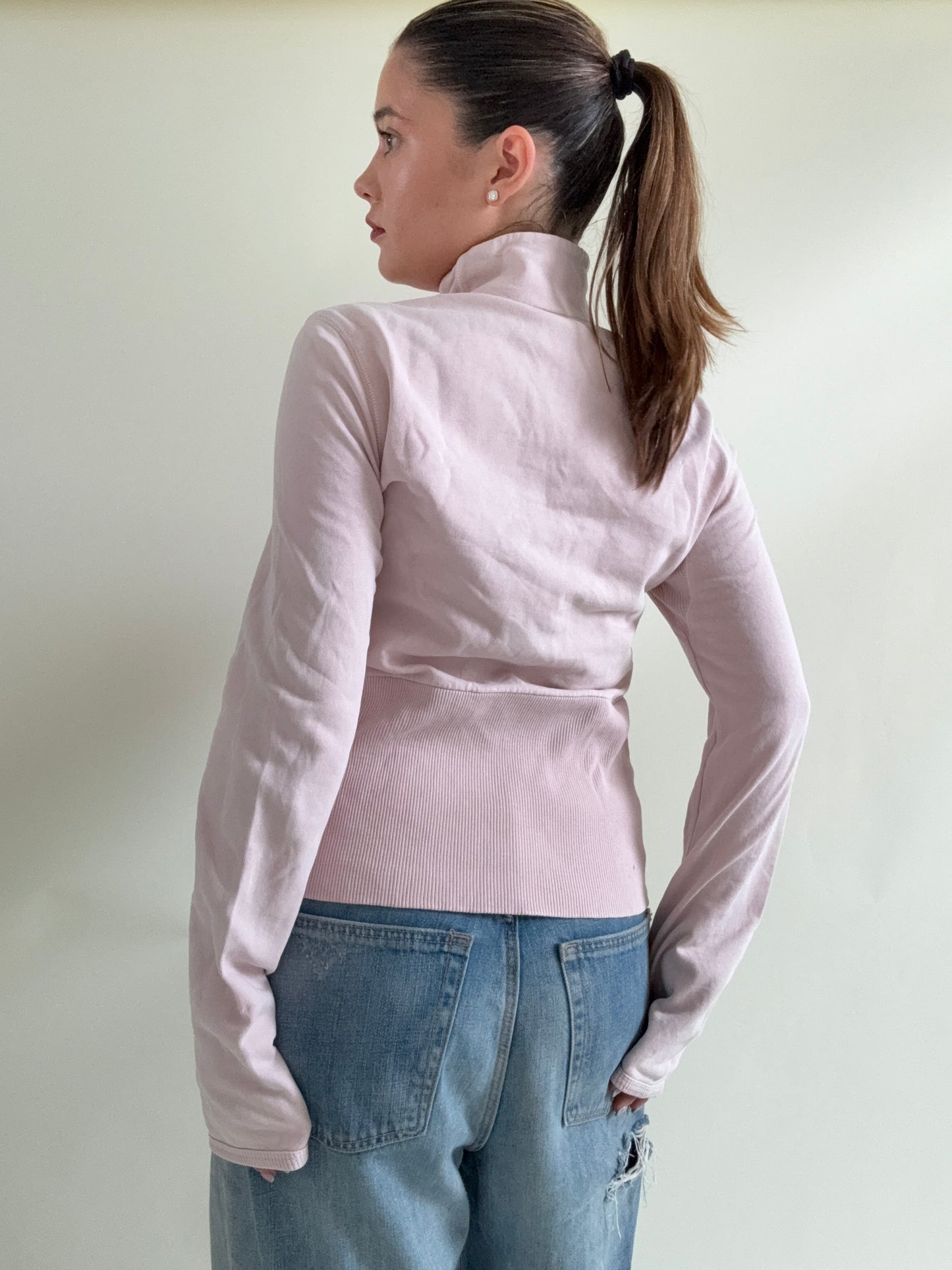 Baby Pink Diesel Zip Jumper (L)