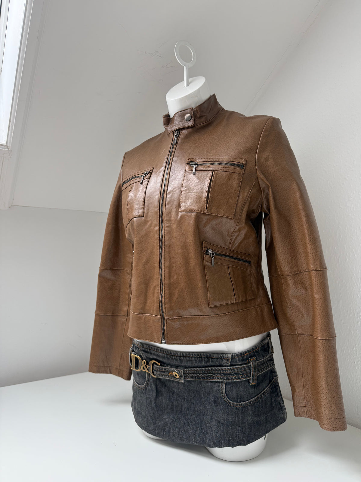 Vintage Leather Jacket (UK12)