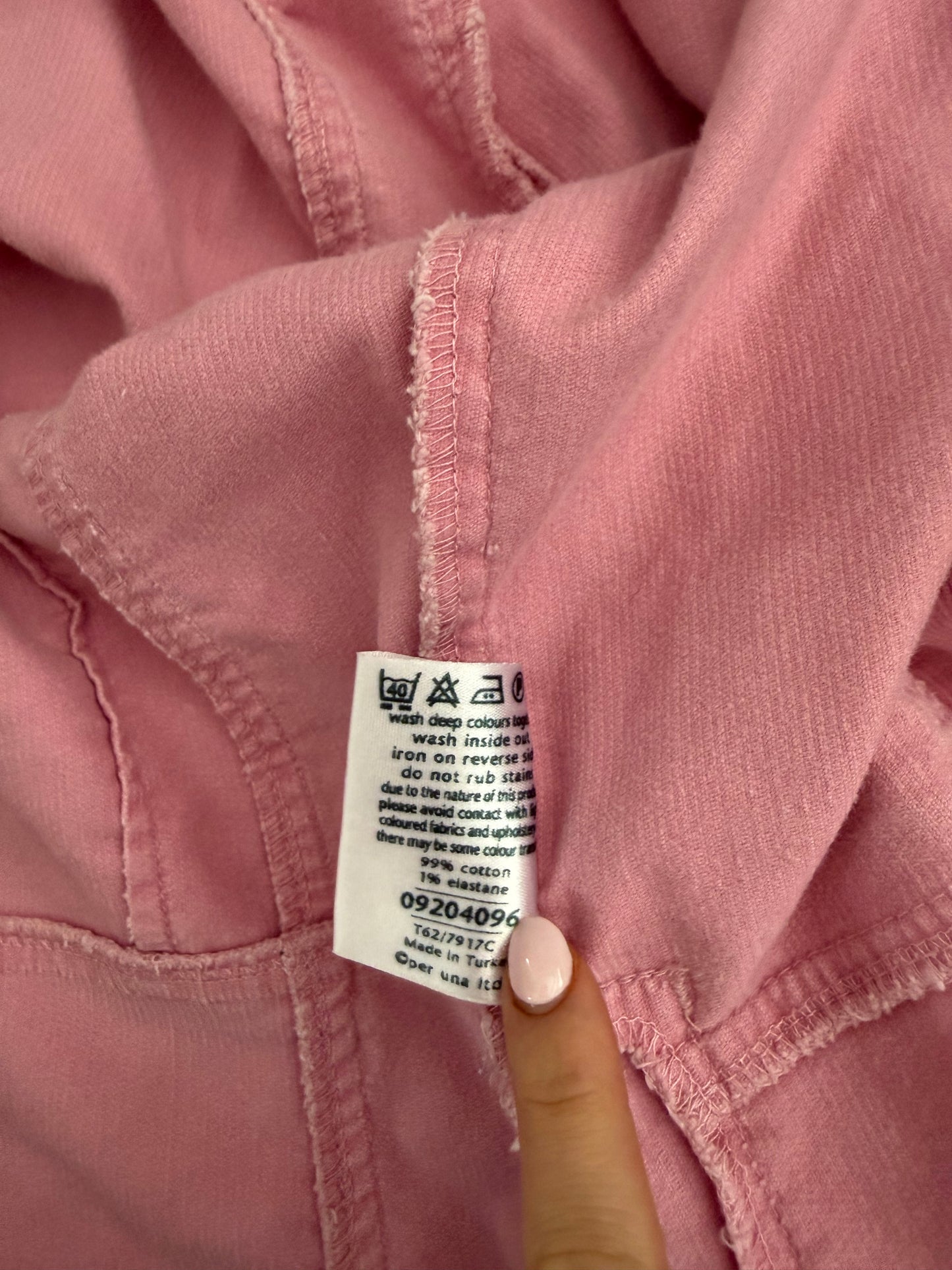 Pink Corduroy Jacket (UK8)