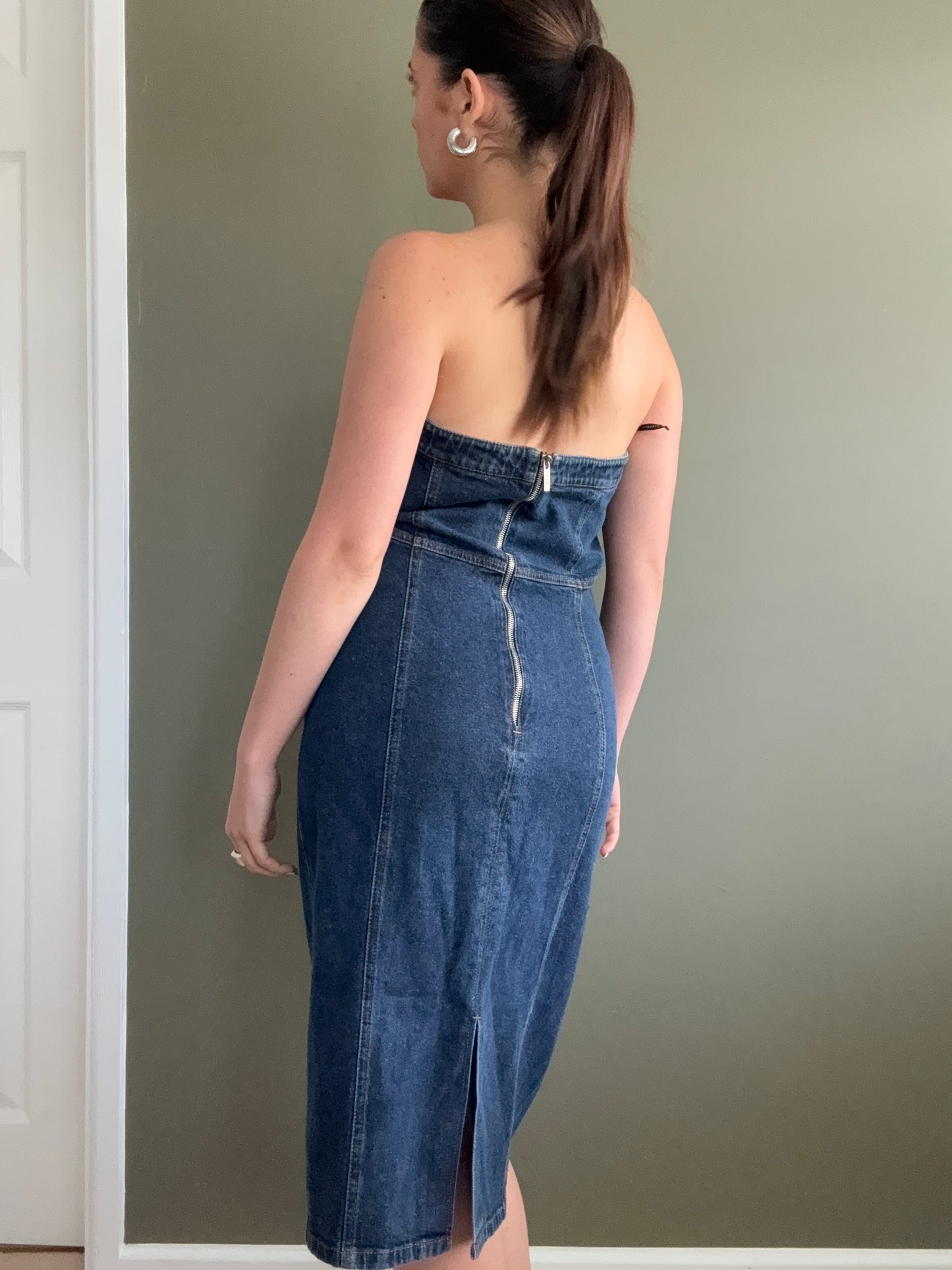 Karen Millen Denim Dress (UK14)