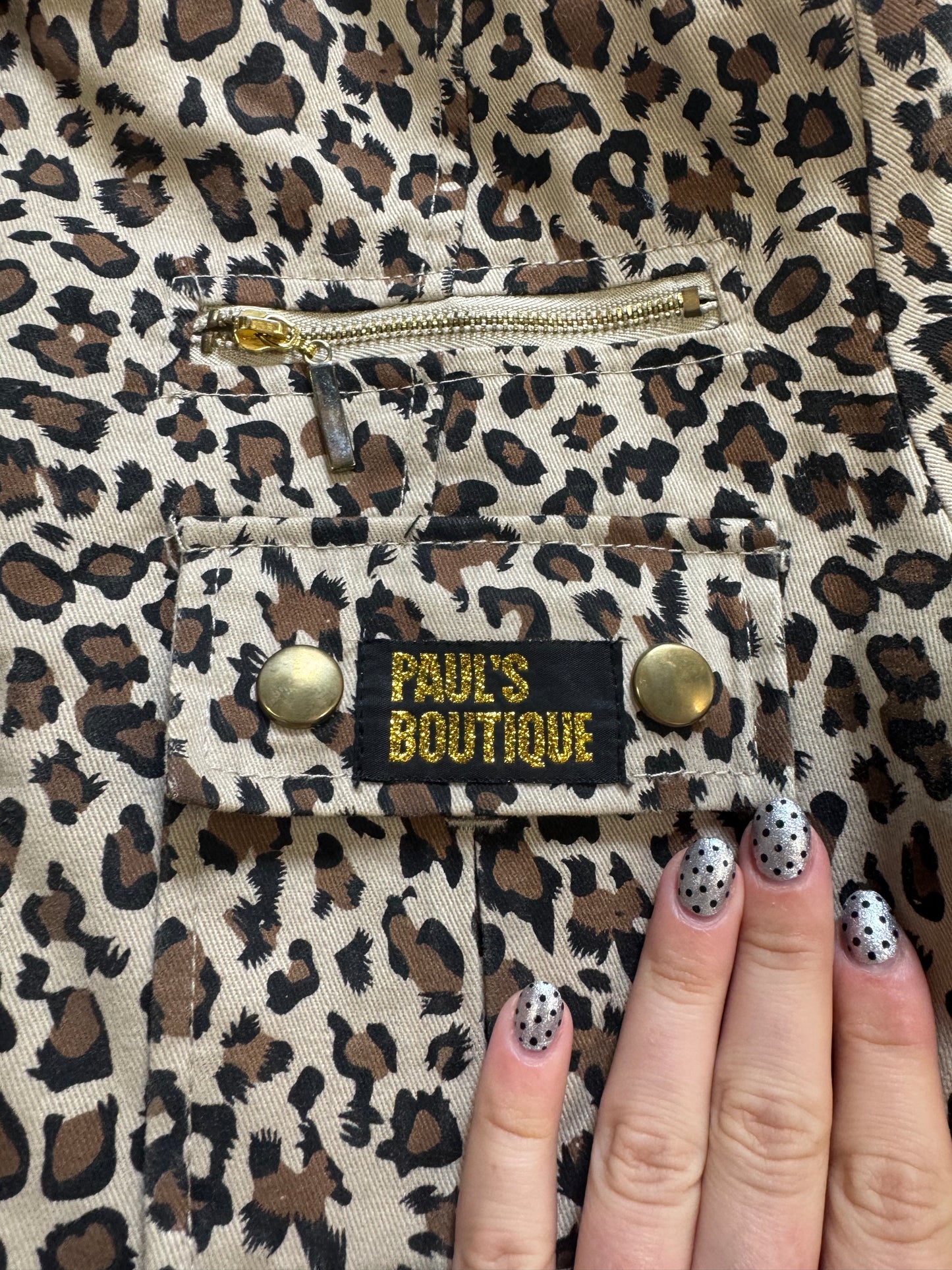 Paul’s Boutique Leopard Jacket (M)