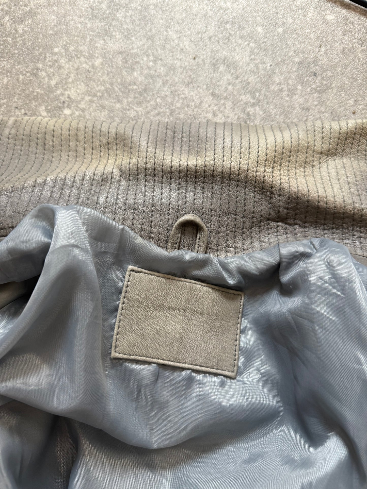 Leather Cargo Jacket (M)