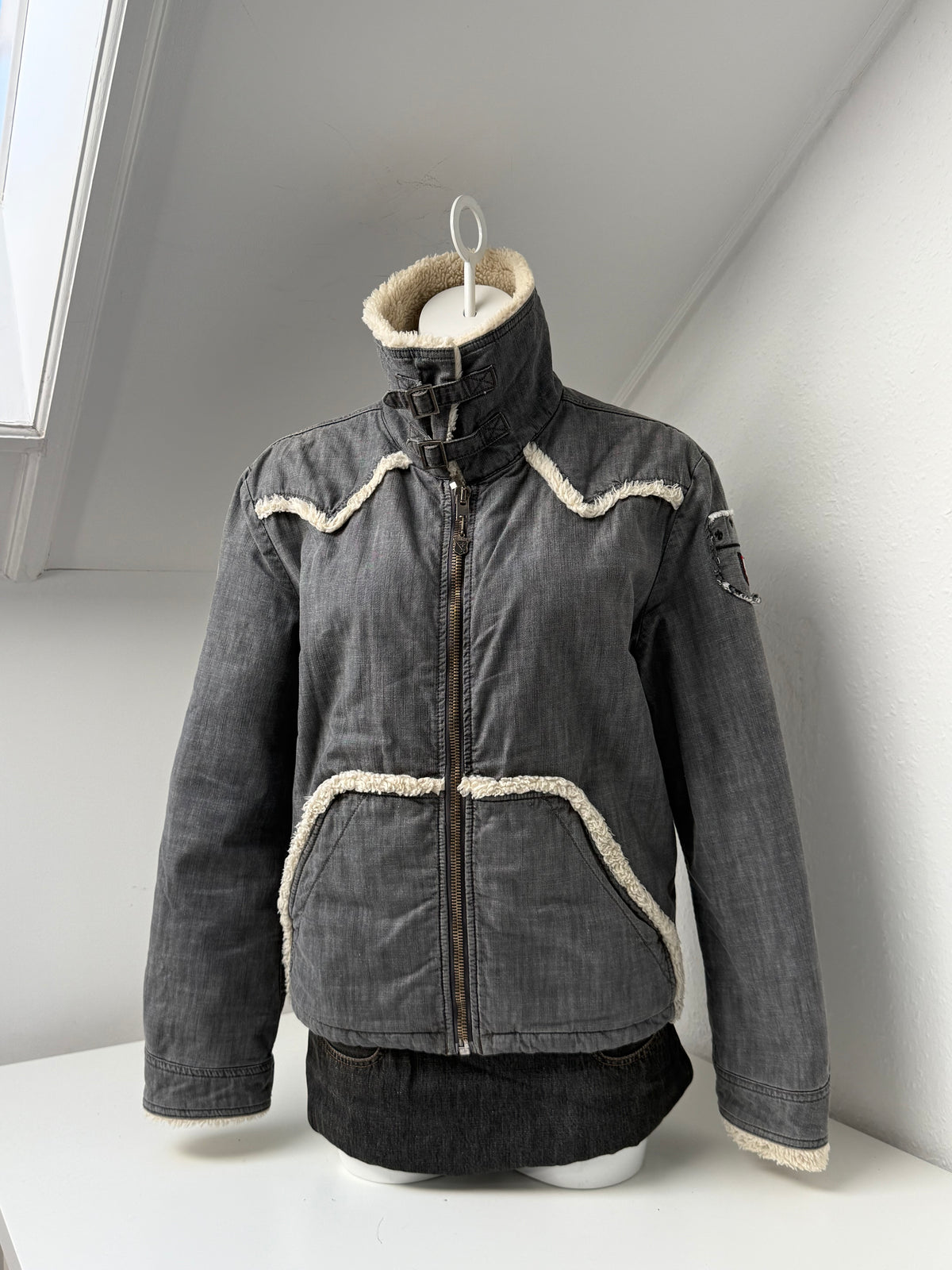 Vintage Diesel Aviator Bomber Jacket (M)