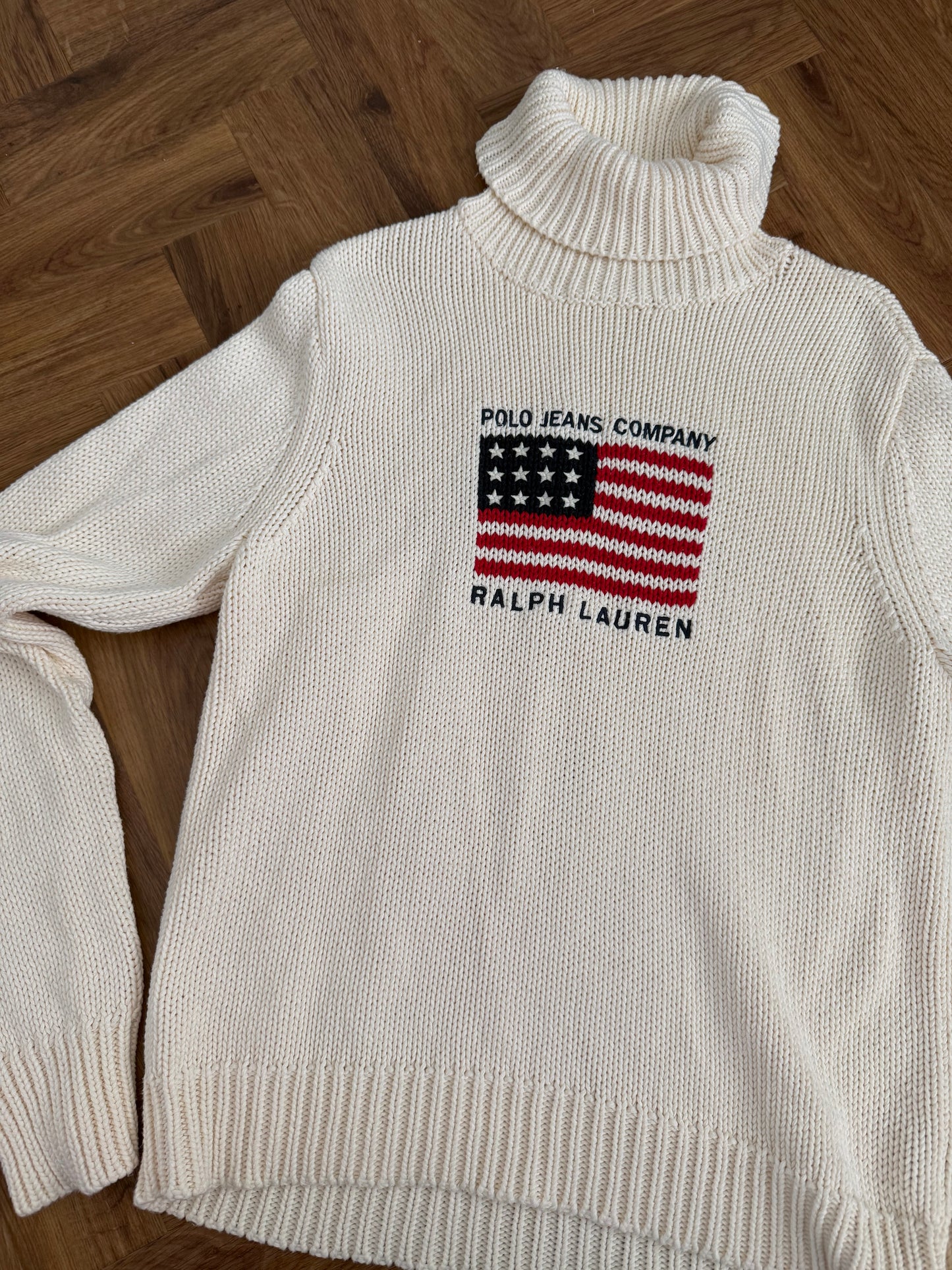 Ralph Lauren Knit Flag Jumper (L)