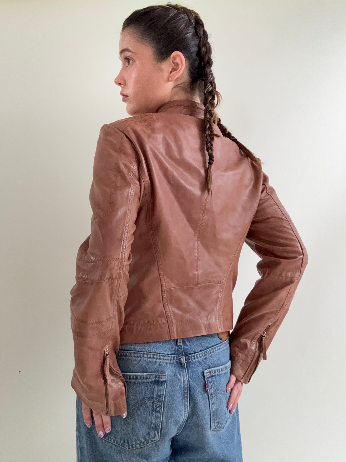 Hugo Boss Leather Jacket (M)