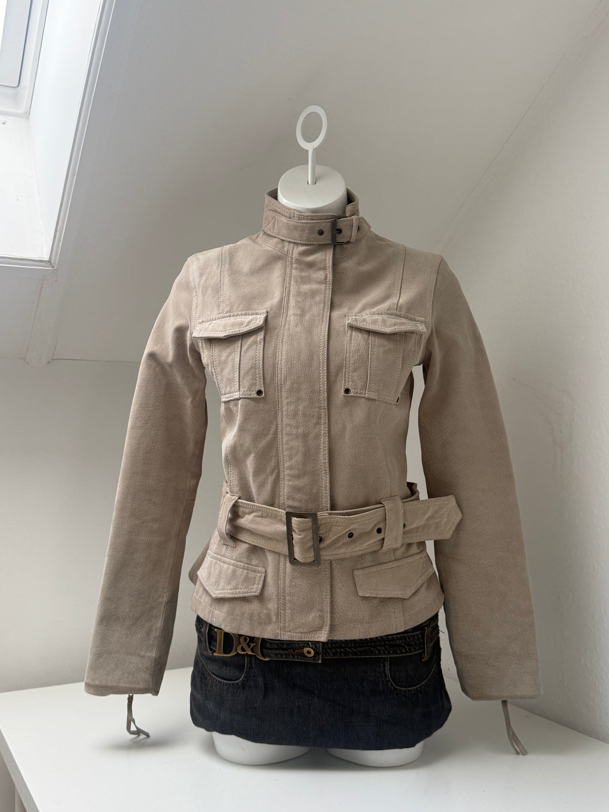 Suede Buckle Jacket (UK10)