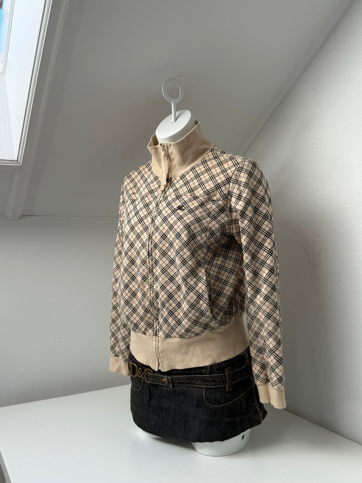 Burberry Vintage Zip Jumper (UK10)