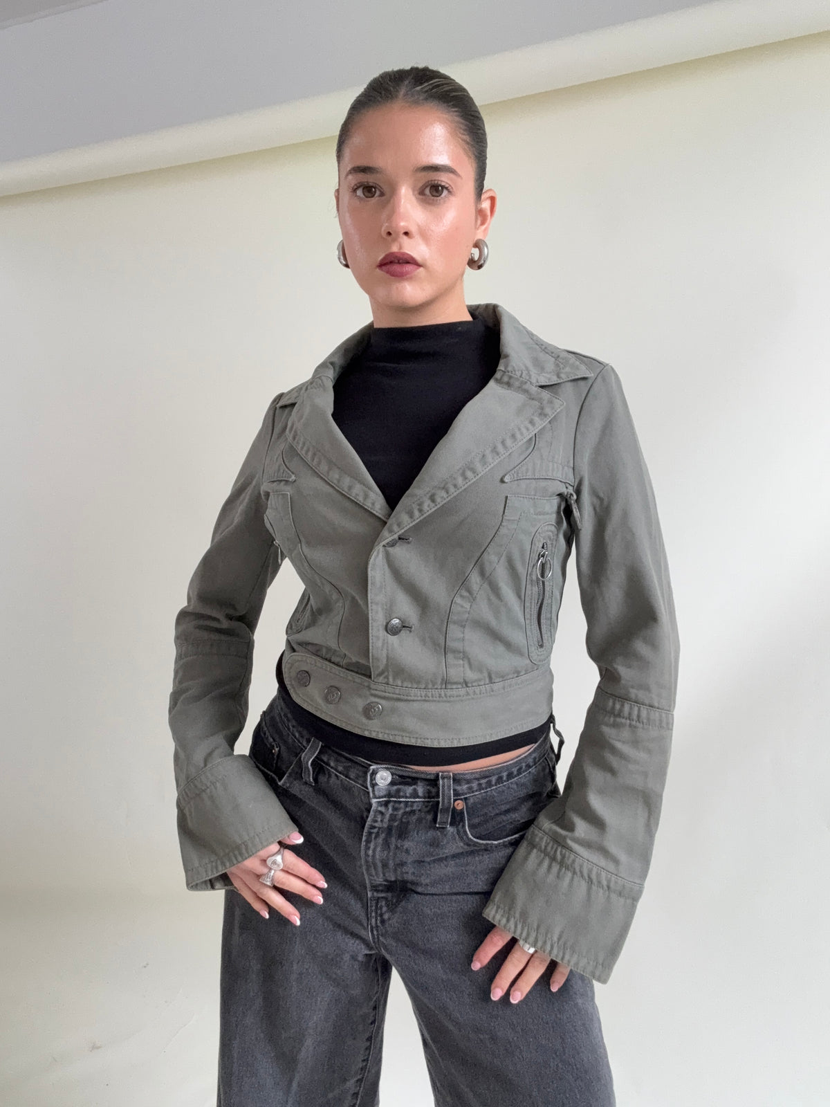 Vintage Diesel Cropped Jacket (M)