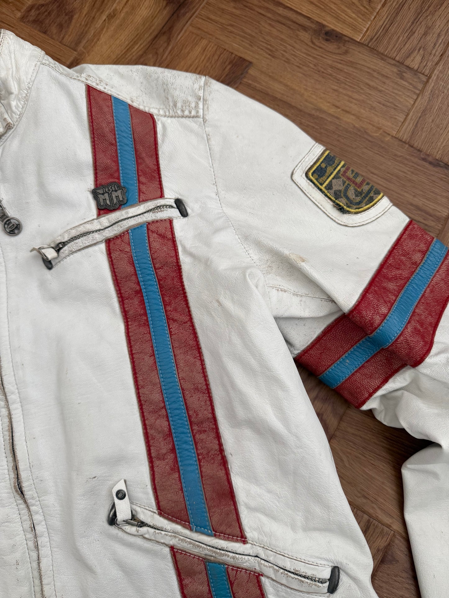 Diesel Leather Biker Jacket (M)