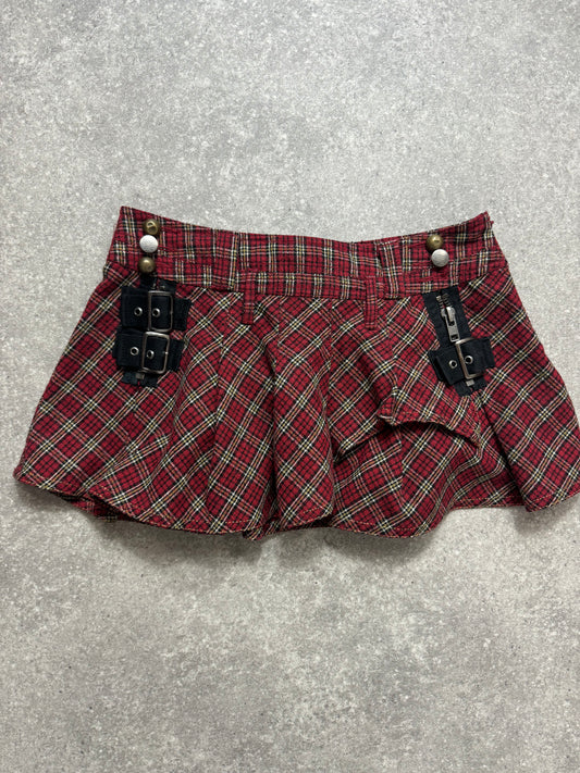 Y2K Tartan Mini Skirt