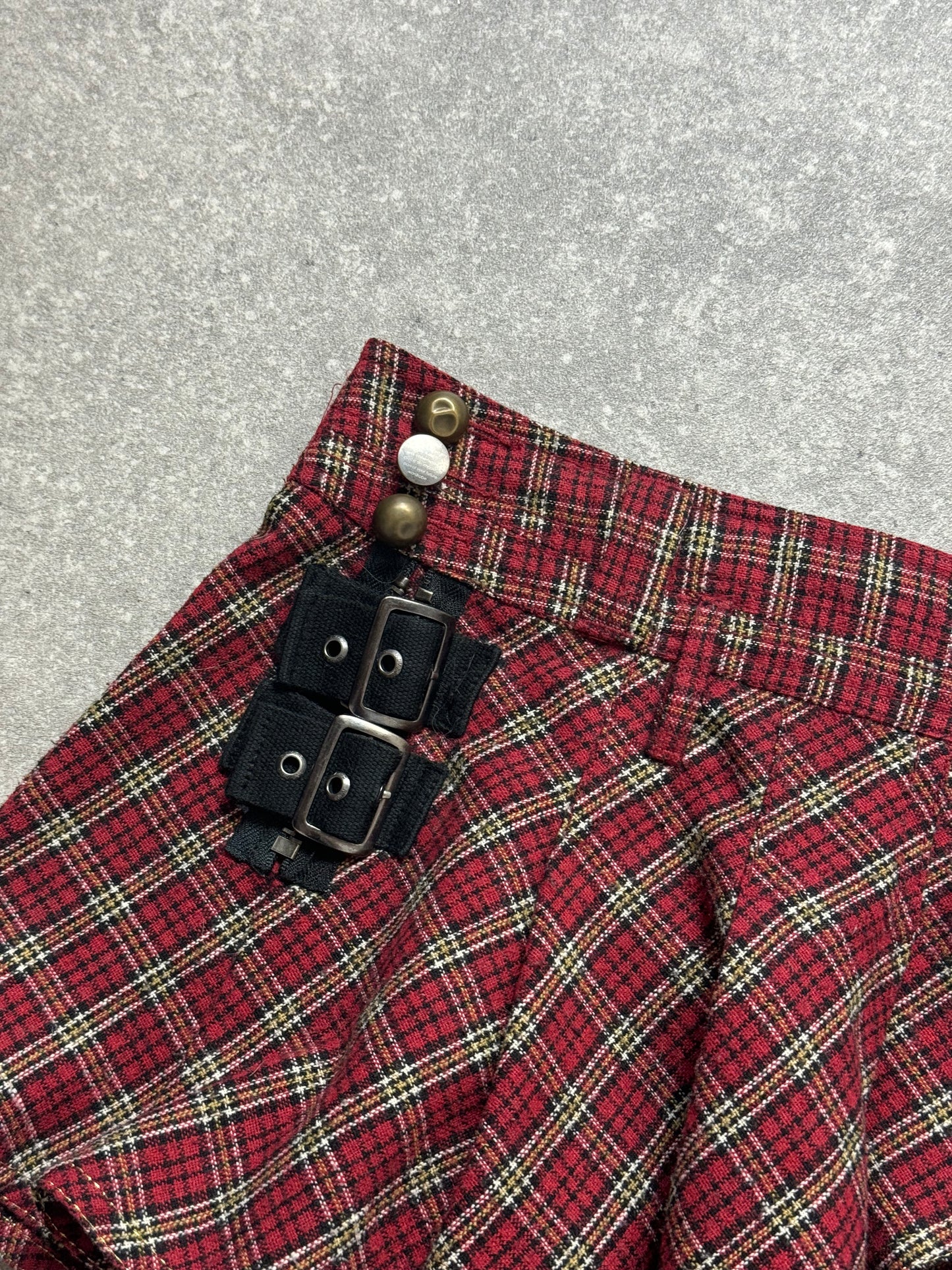 Y2K Tartan Mini Skirt