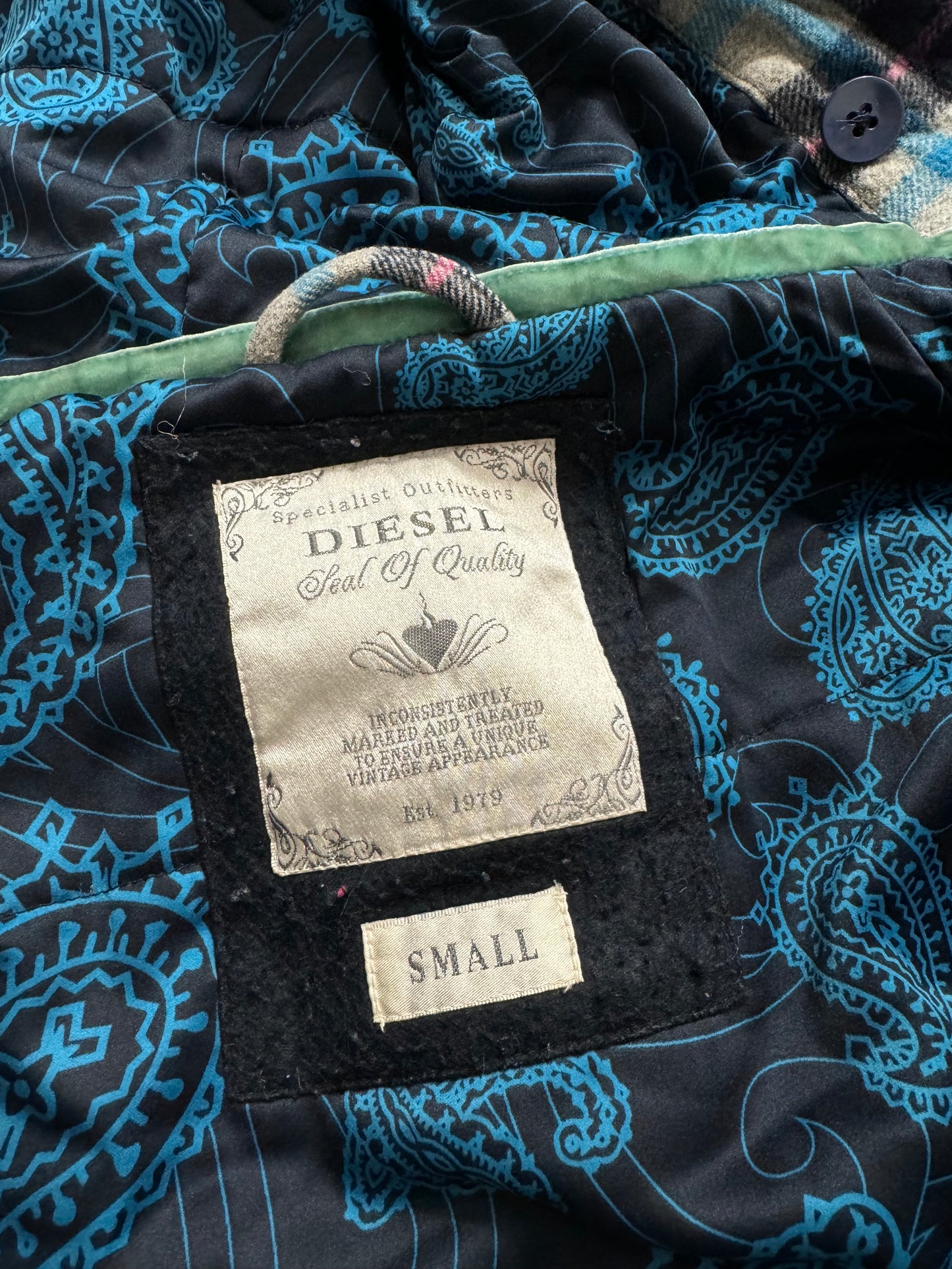 Diesel Tartan Wool Jacket