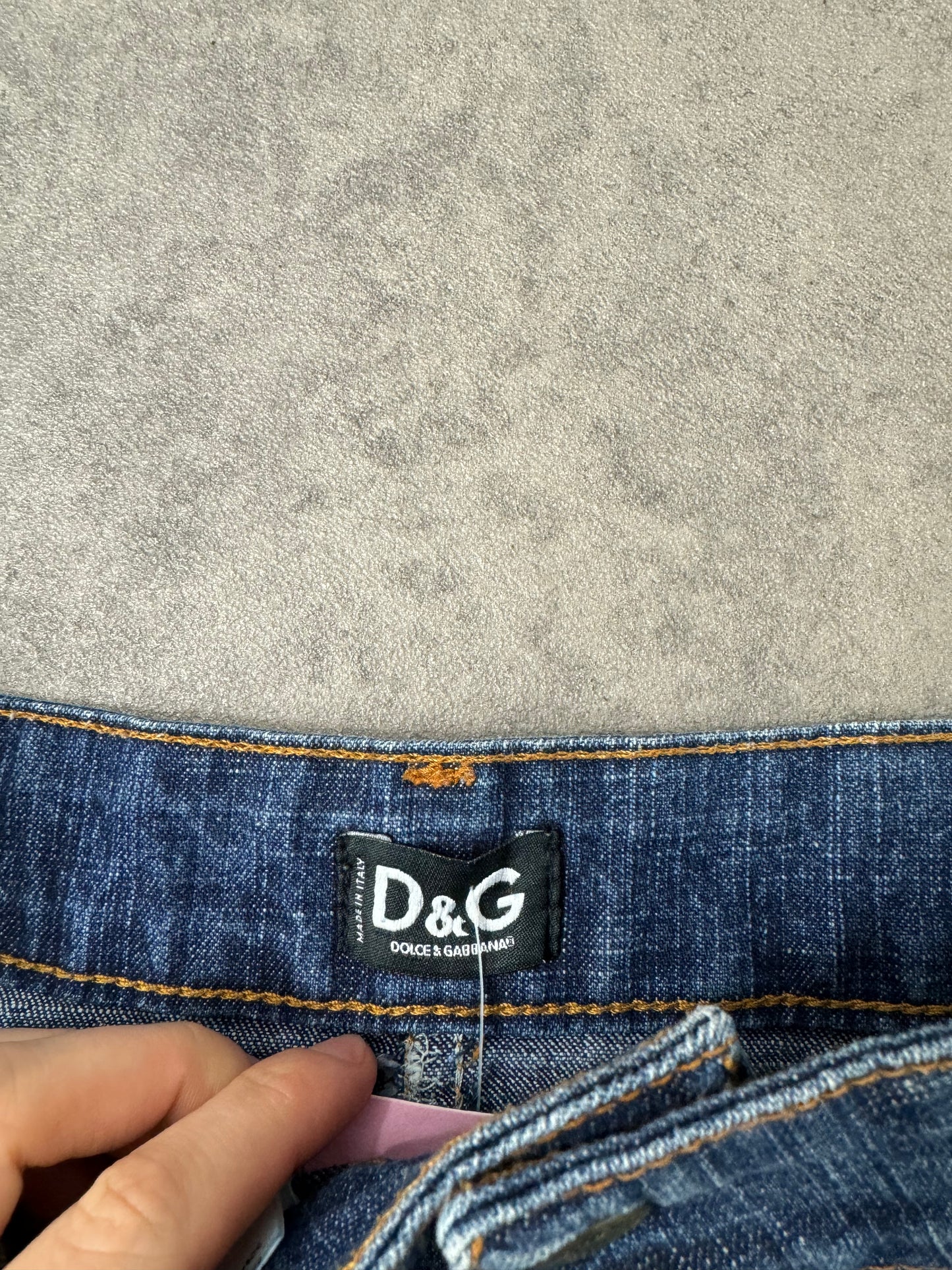 Dolce and Gabbana Denim Skirt