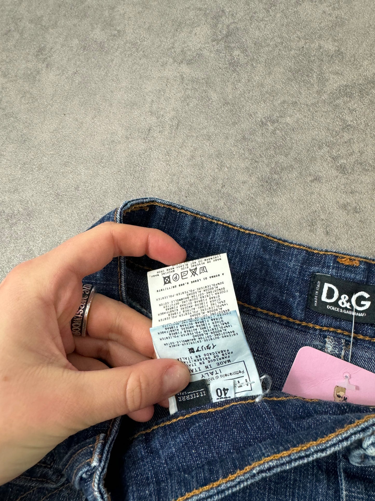 Dolce and Gabbana Denim Skirt