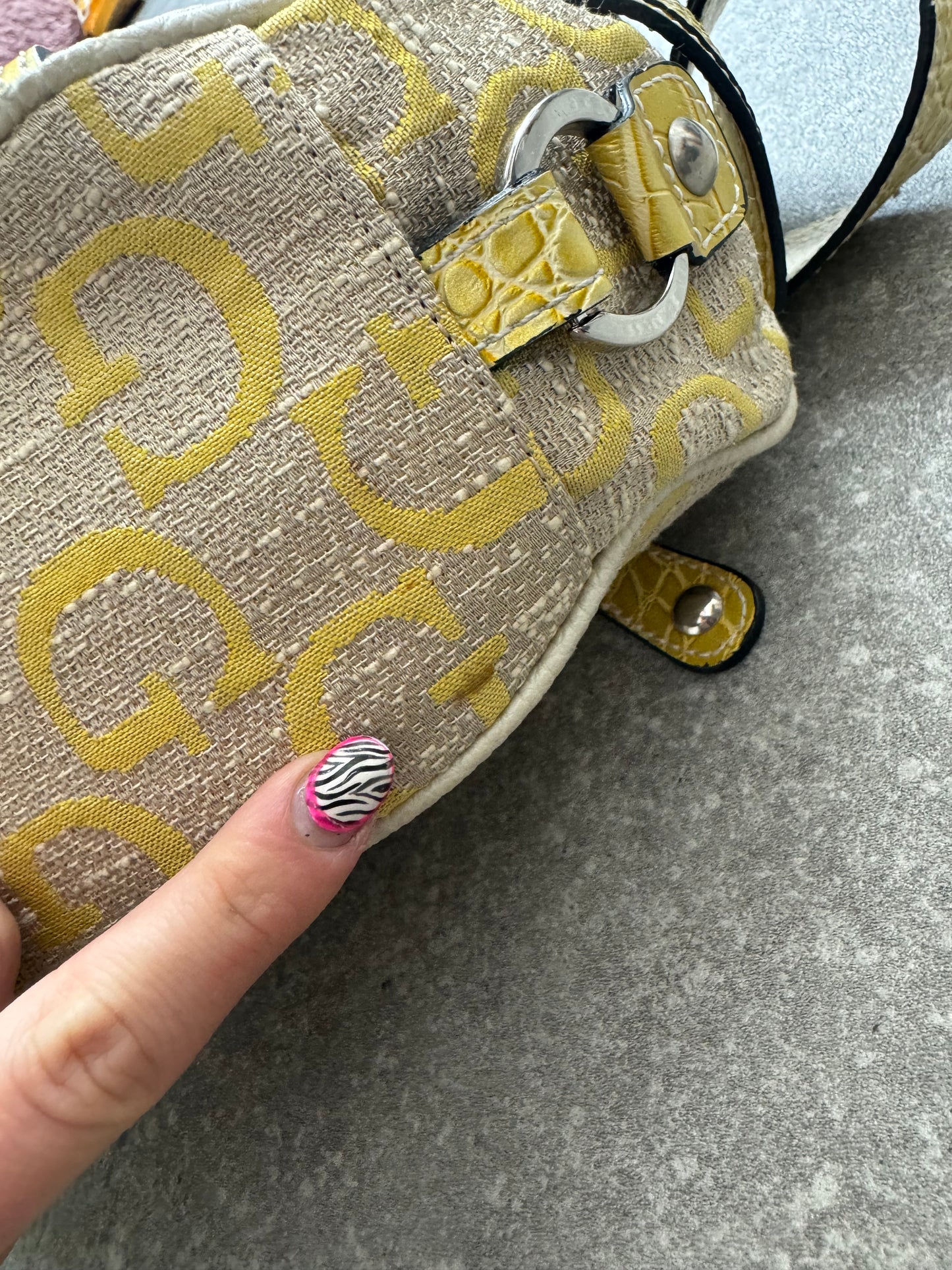 Guess Yellow Shoulder Bag