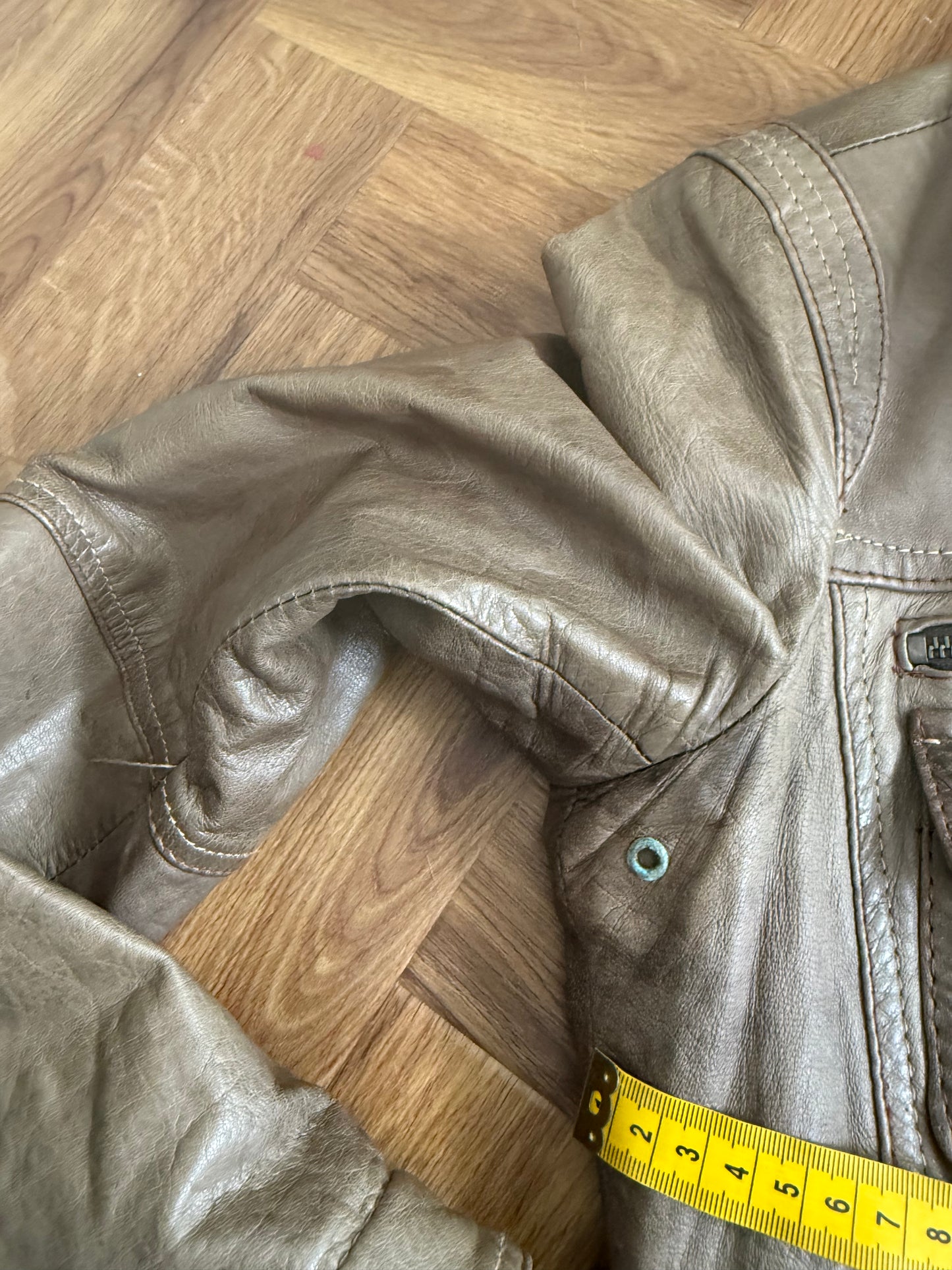 Leather Bomber Jacket (UK10)