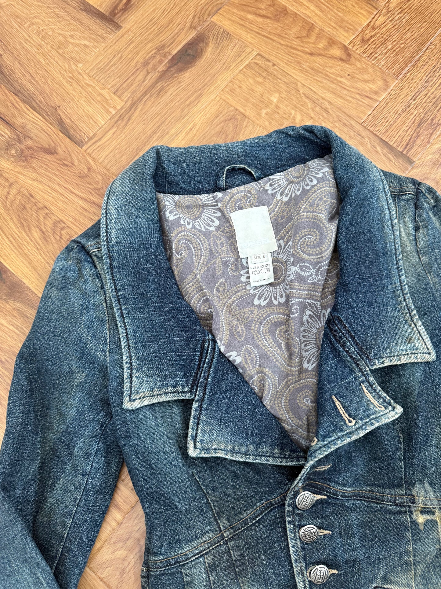 Diesel Denim Military Jacket (S)
