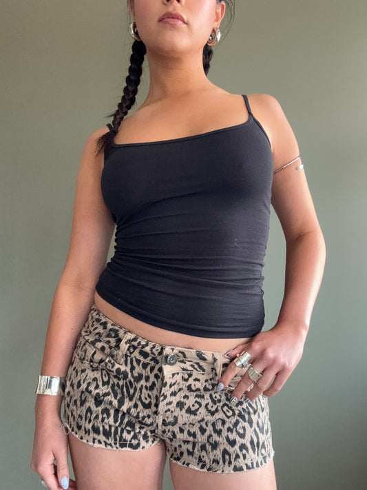 Lipsy Leopard Shorts (UK8)