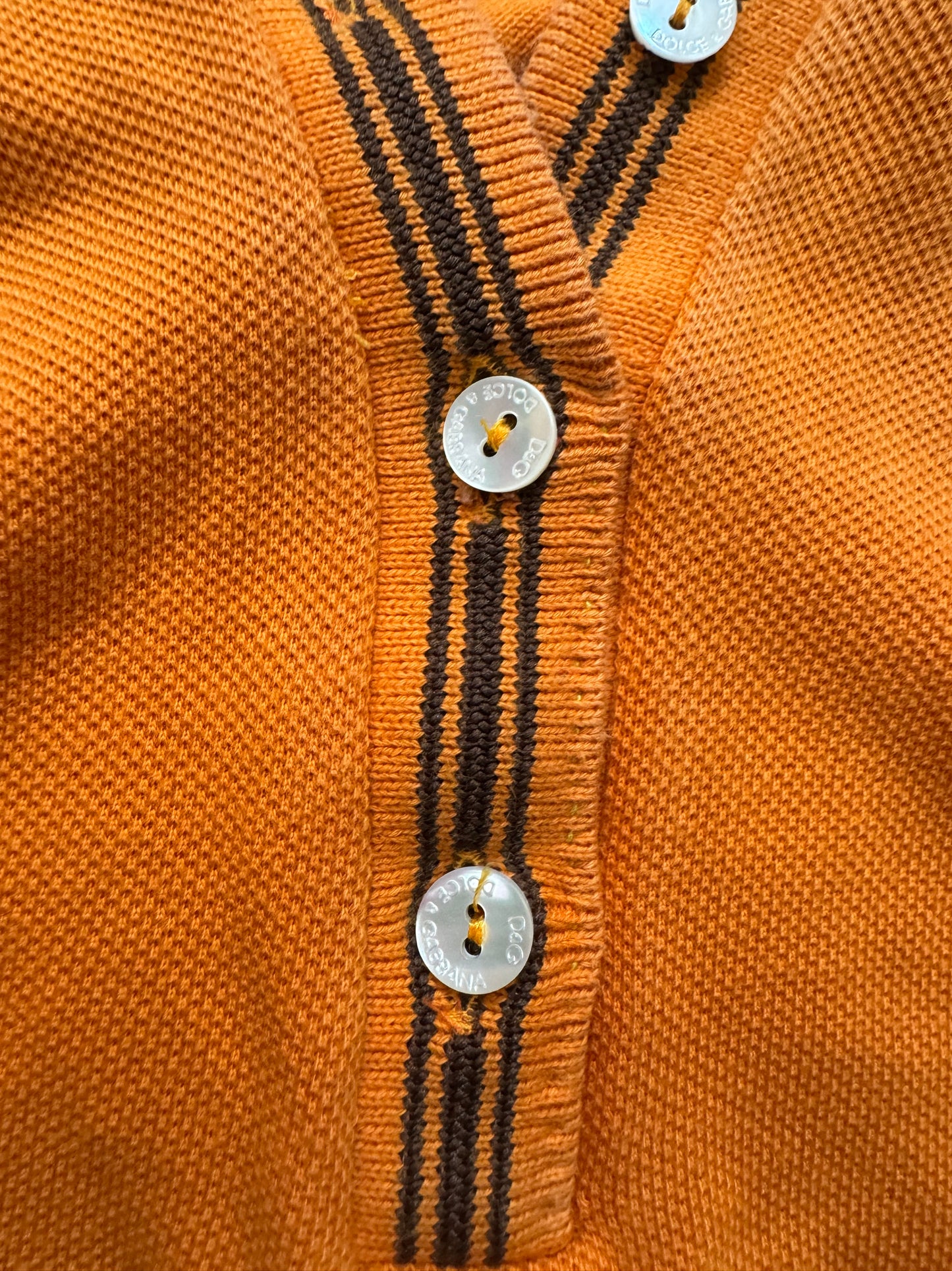 D&G Cropped Polo Shirt (XS)