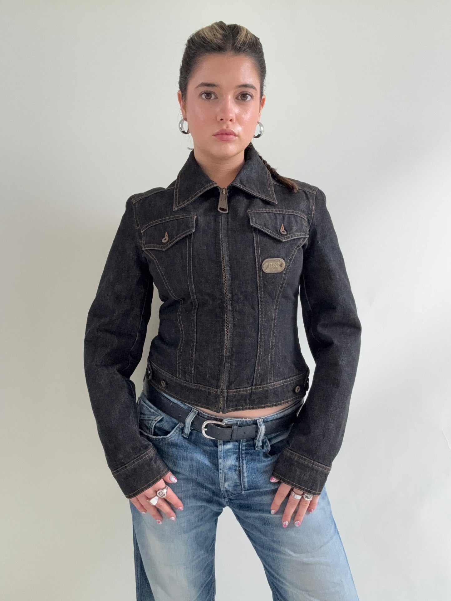 Dolce & Gabbana Vintage Fitted Denim Jacket (XS)